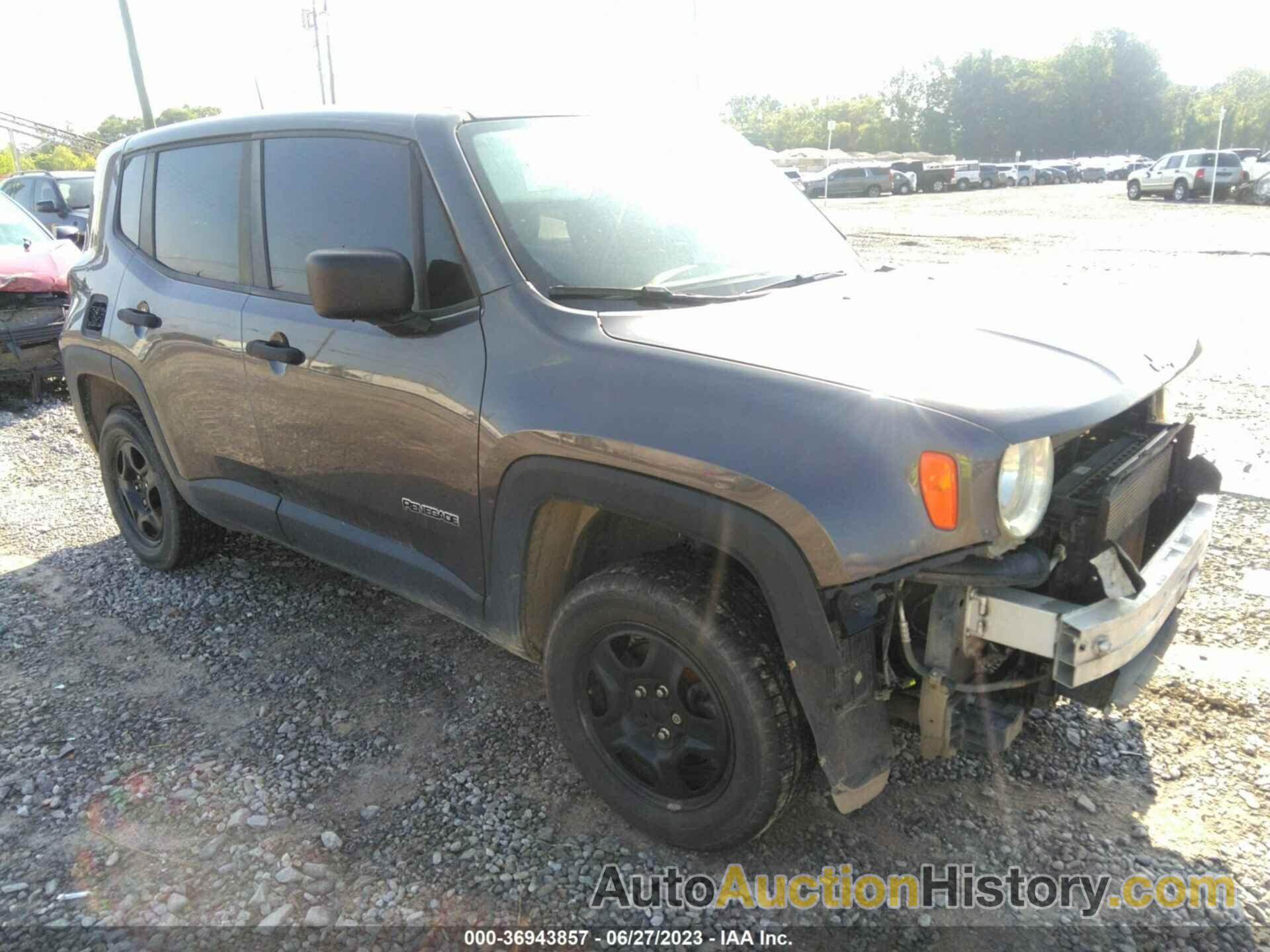 JEEP RENEGADE SPORT, ZACCJBAB9JPJ36013