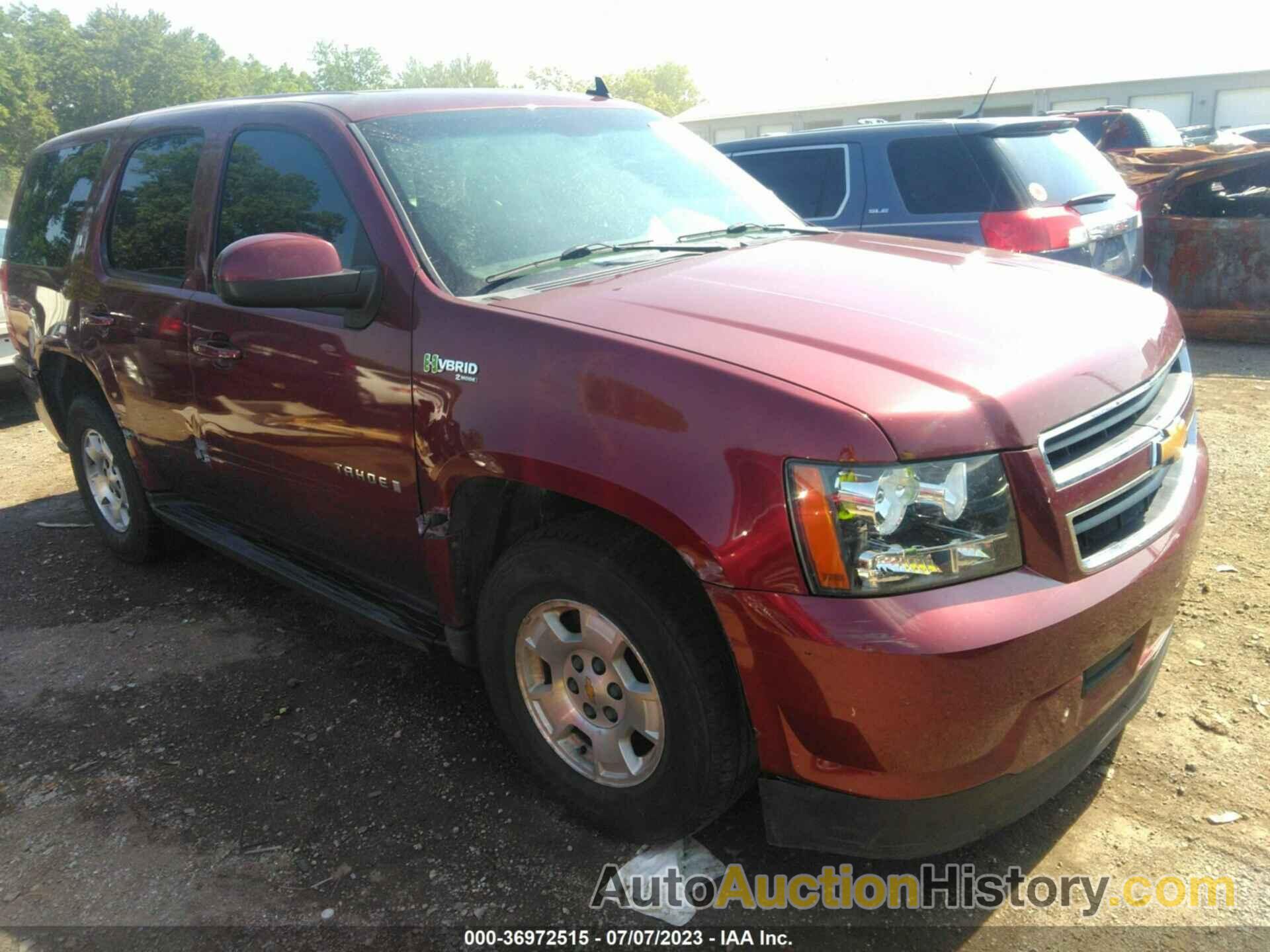 CHEVROLET TAHOE HYBRID, 1GNFK13539R160214