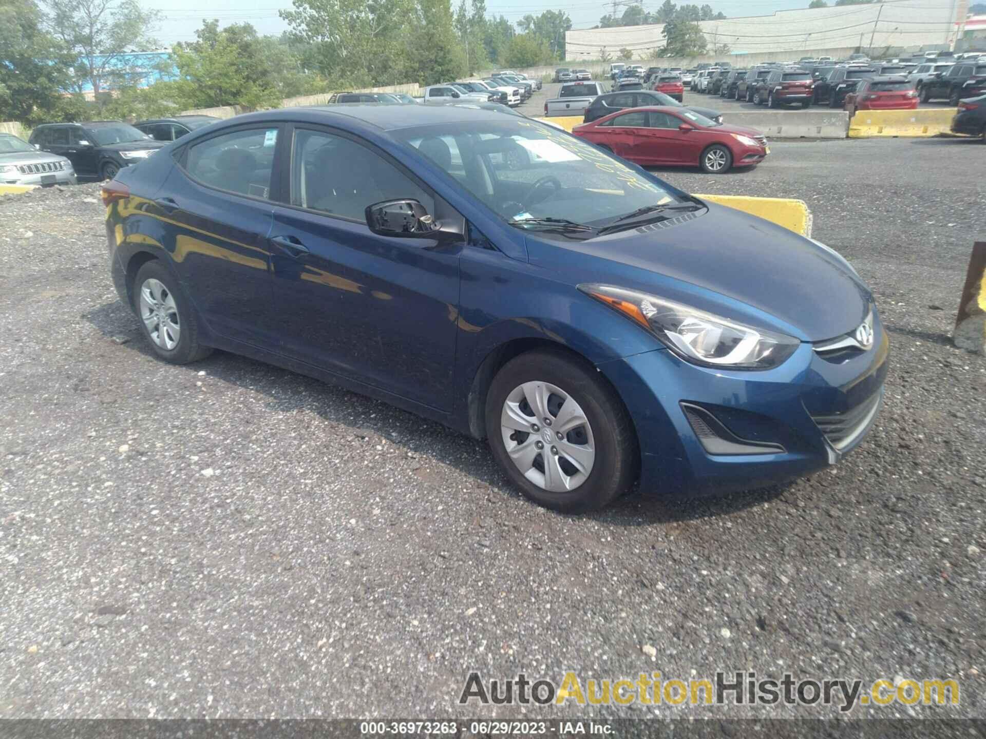 HYUNDAI ELANTRA SE, 5NPDH4AE9GH738386