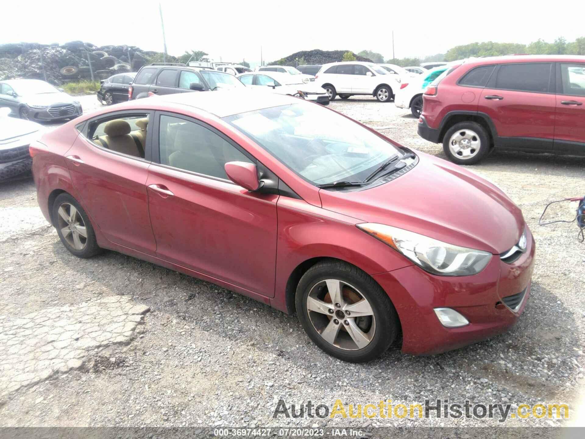 HYUNDAI ELANTRA GLS PZEV, 5NPDH4AE6DH310609