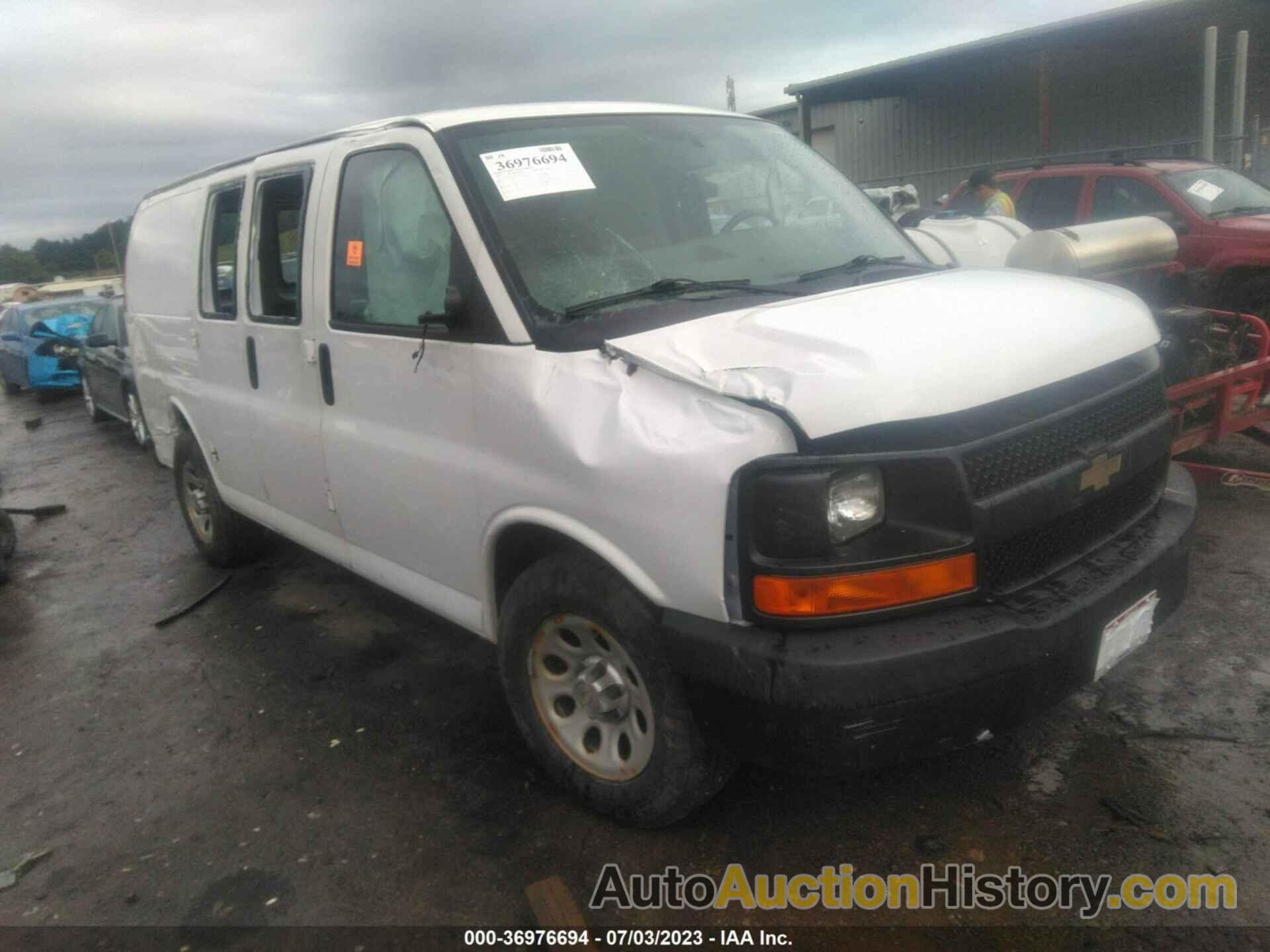 CHEVROLET EXPRESS 1500 WORK VAN, 1GCSGAFXXE1145143