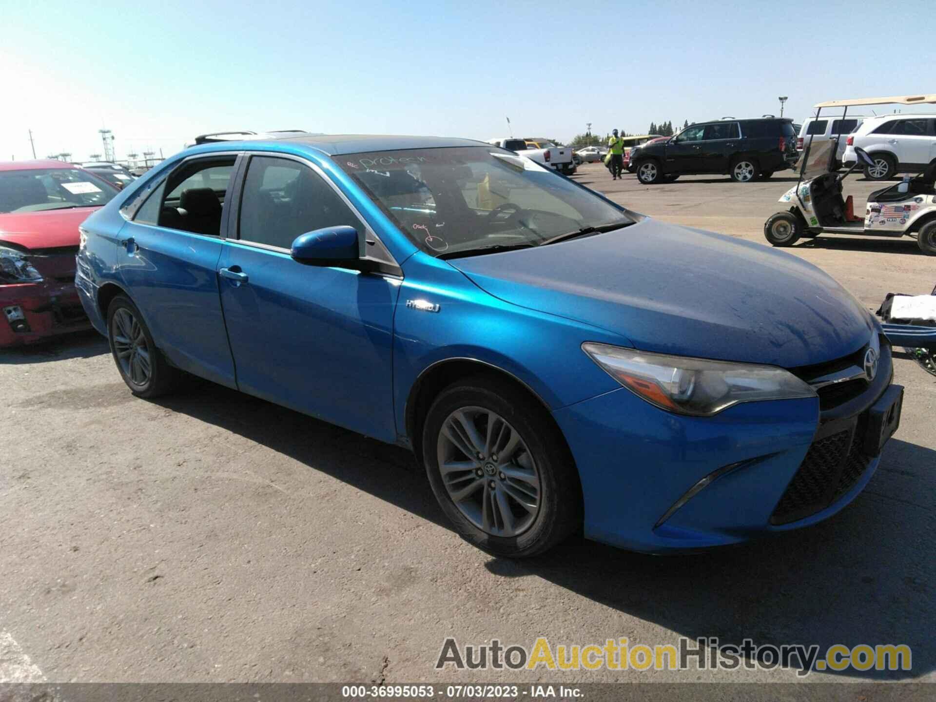 TOYOTA CAMRY HYBRID, 4T1BD1FK8HU215332