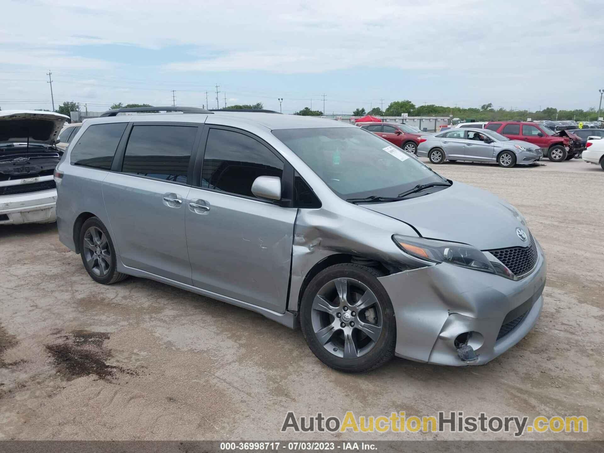 TOYOTA SIENNA SE, 5TDXK3DC2FS635788