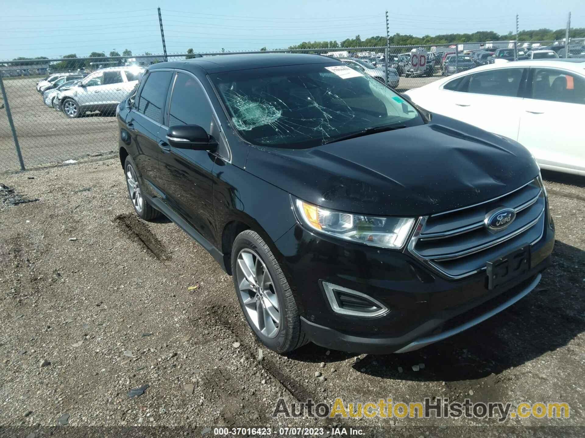 FORD EDGE TITANIUM, 2FMPK4K83HBB45574