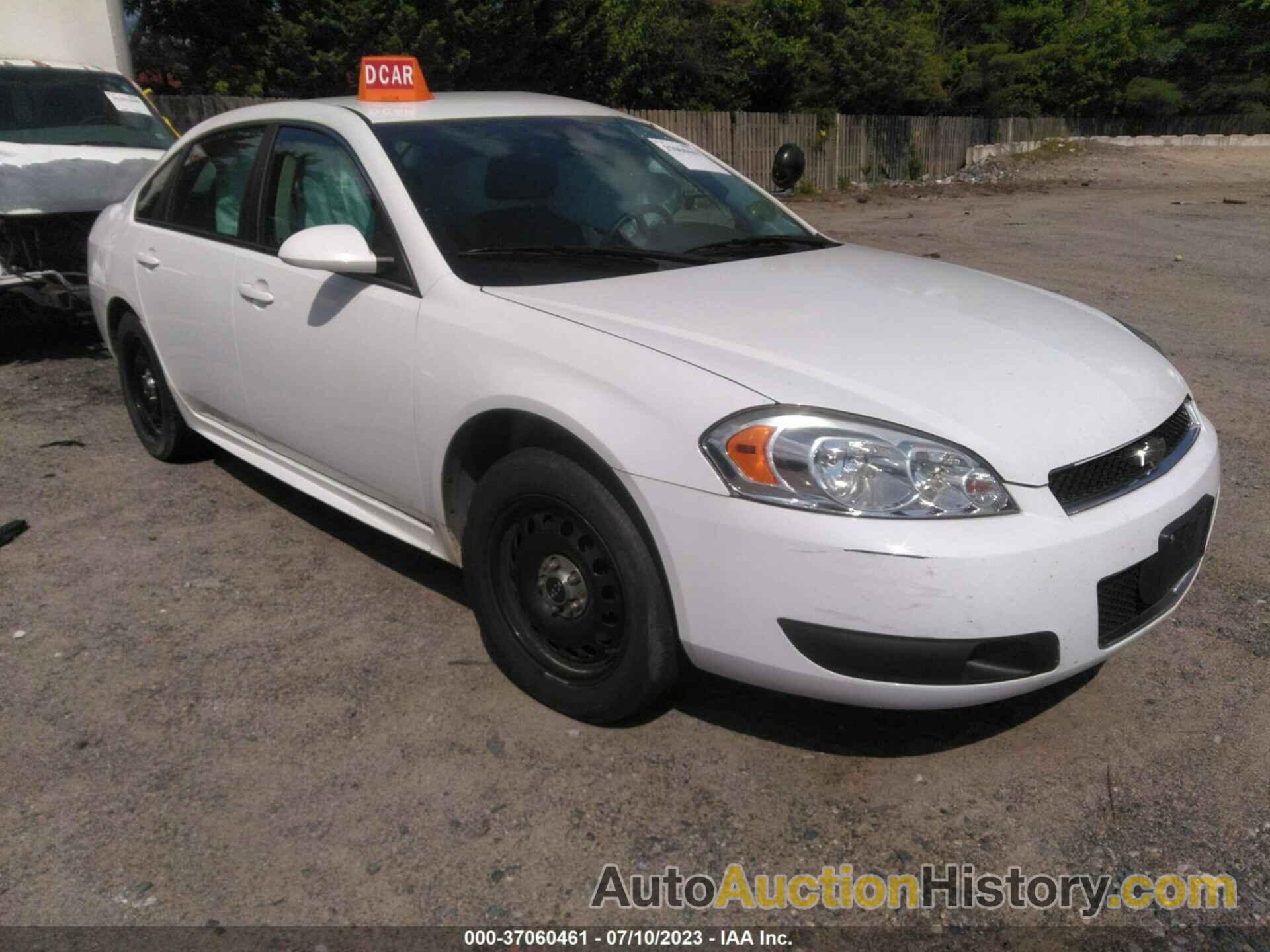 CHEVROLET IMPALA LIMITED POLICE POLICE, 2G1WD5E38E1171839