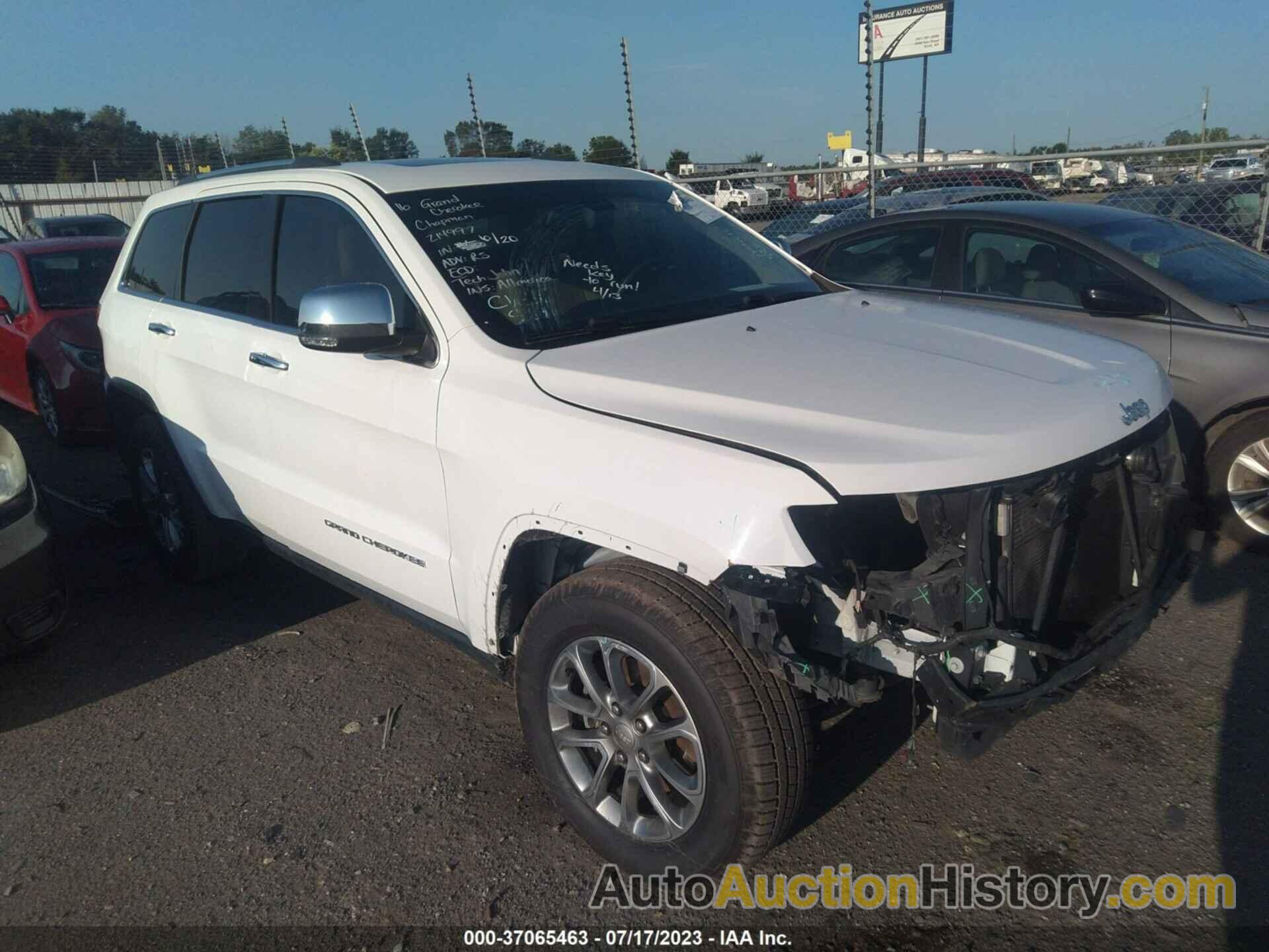 JEEP GRAND CHEROKEE LIMITED, 1C4RJEBG8GC418567