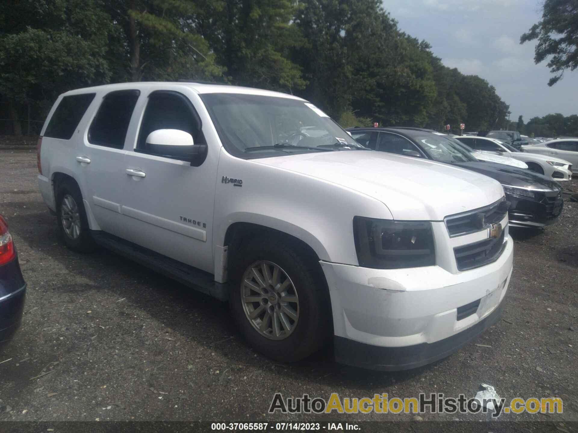 CHEVROLET TAHOE HYBRID, 1GNFK13578R211521