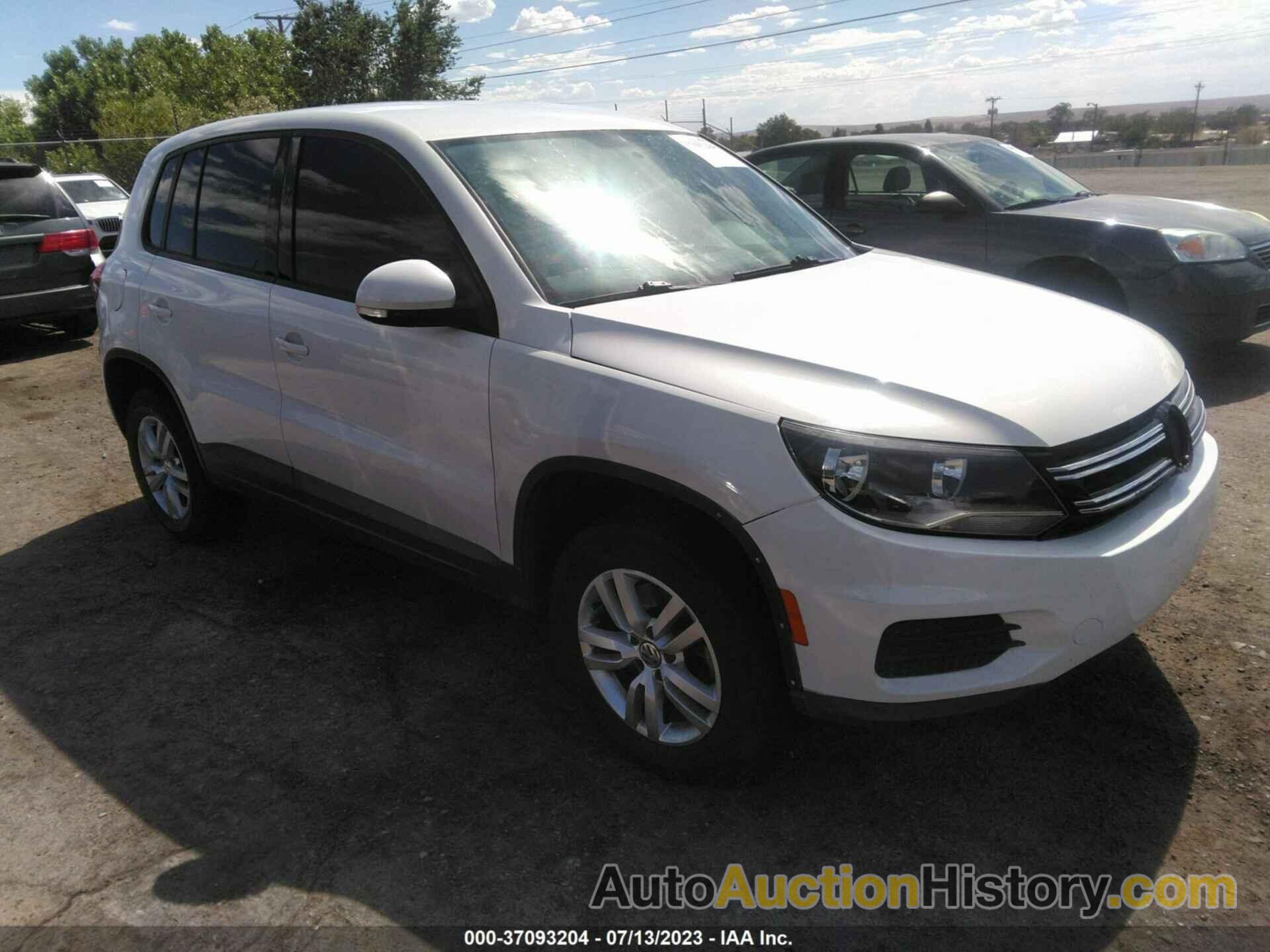 VOLKSWAGEN TIGUAN S, WVGAV7AX0DW551795