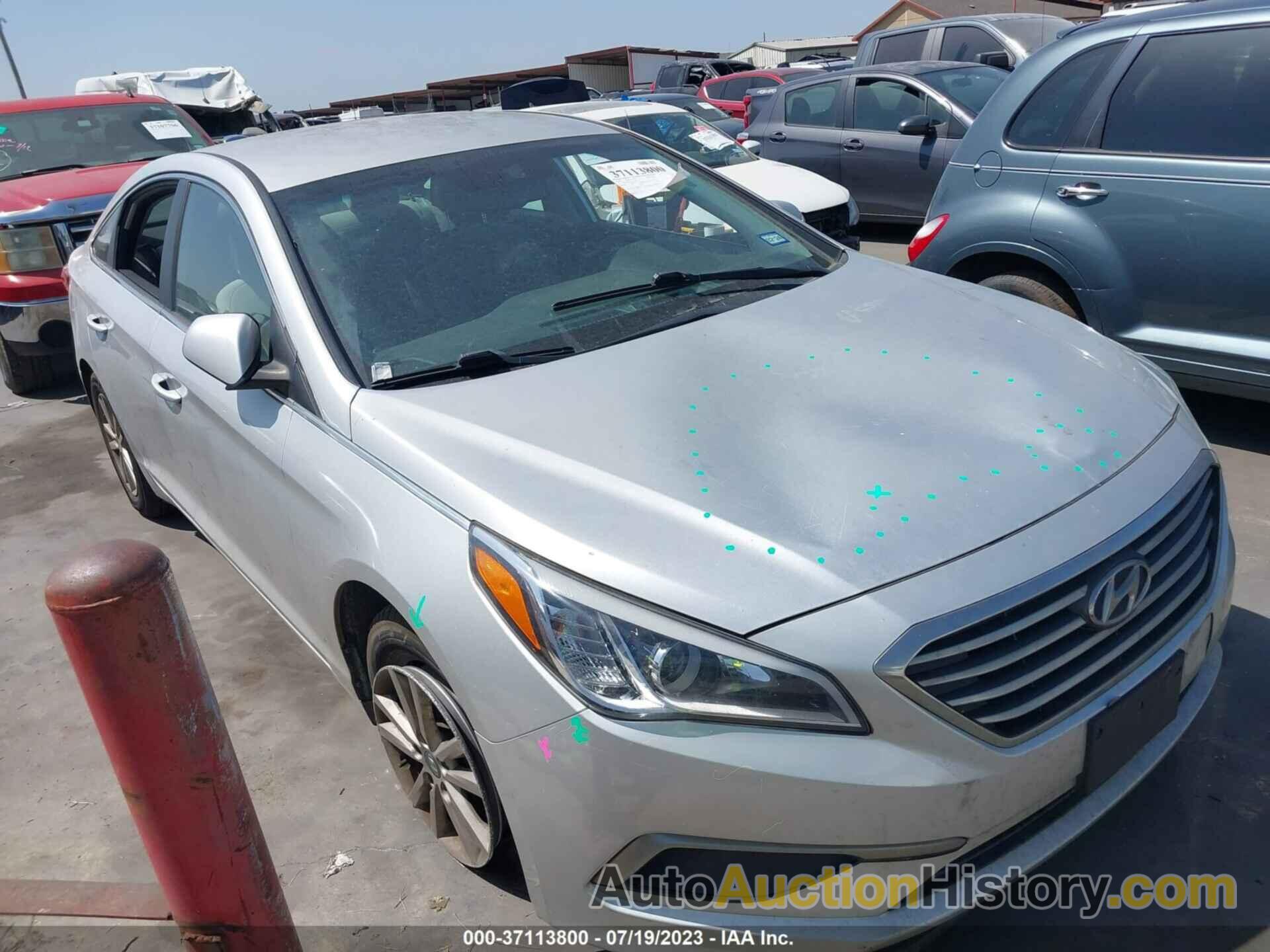 HYUNDAI SONATA 2.4L SE, 5NPE24AFXGH361503