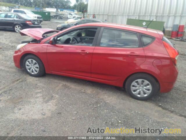 HYUNDAI ACCENT SE, KMHCT5AE6HU348901