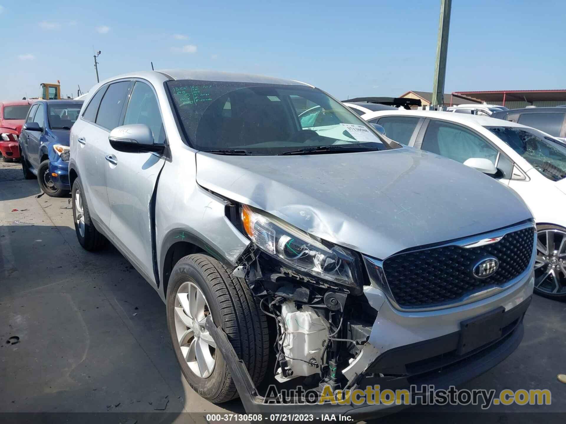 KIA SORENTO 2.4L L, 5XYPG4A37HG277583