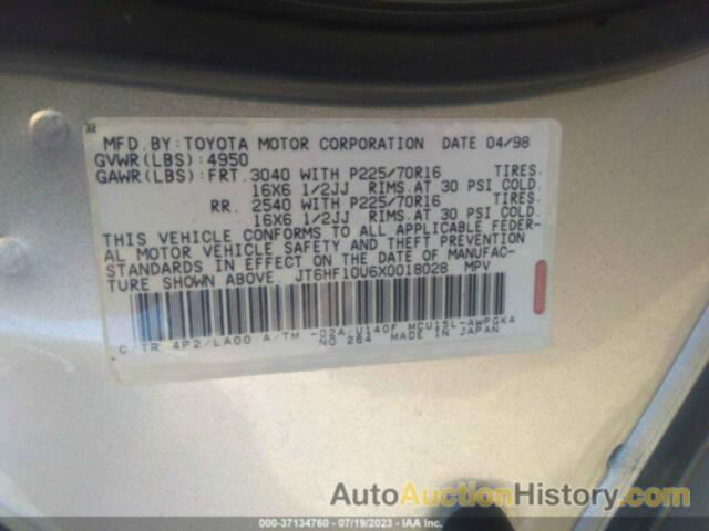 LEXUS RX 300, JT6HF10U6X0018028