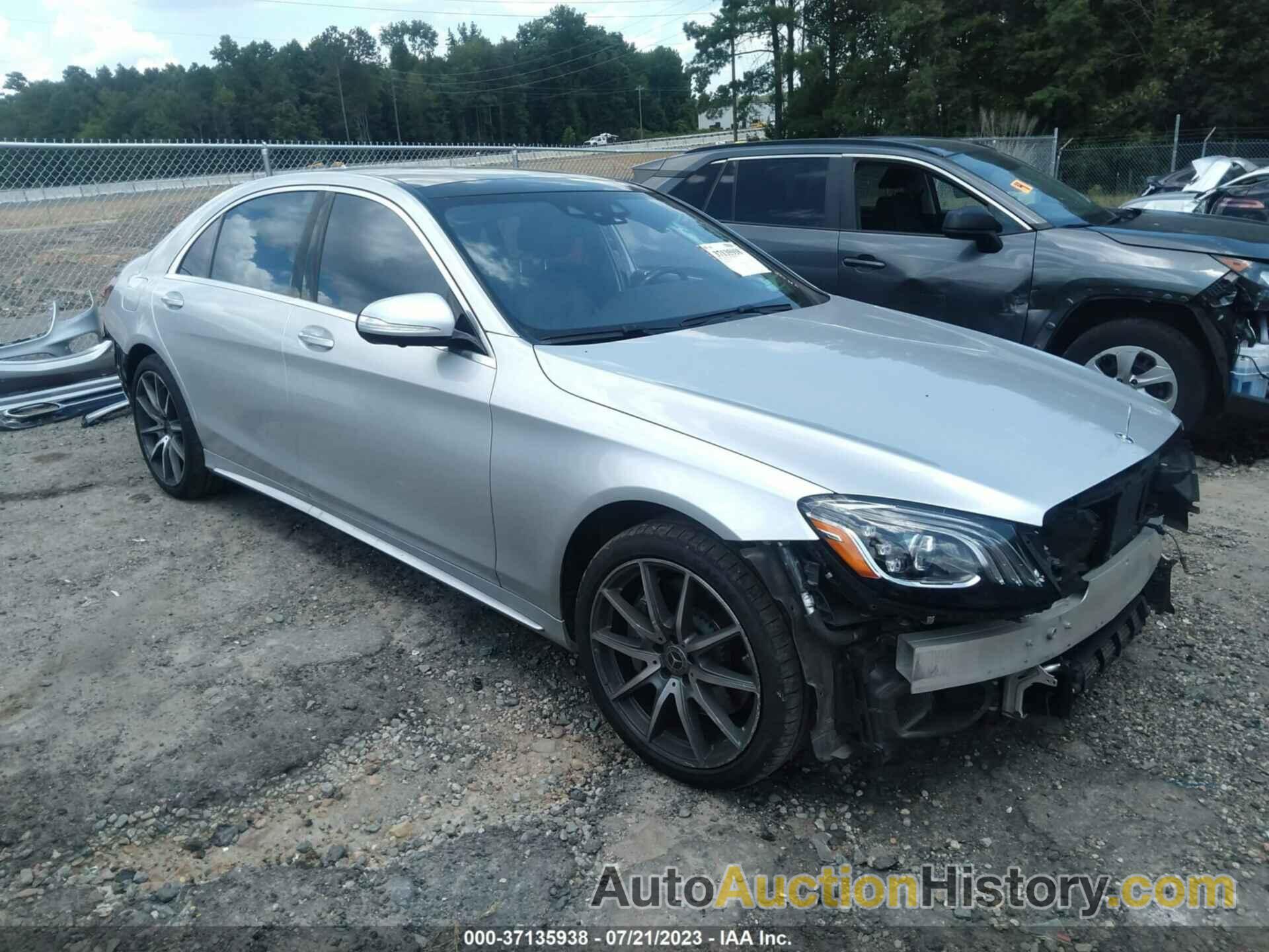 MERCEDES-BENZ S 560 4MATIC, WDDUG8GB4JA347321