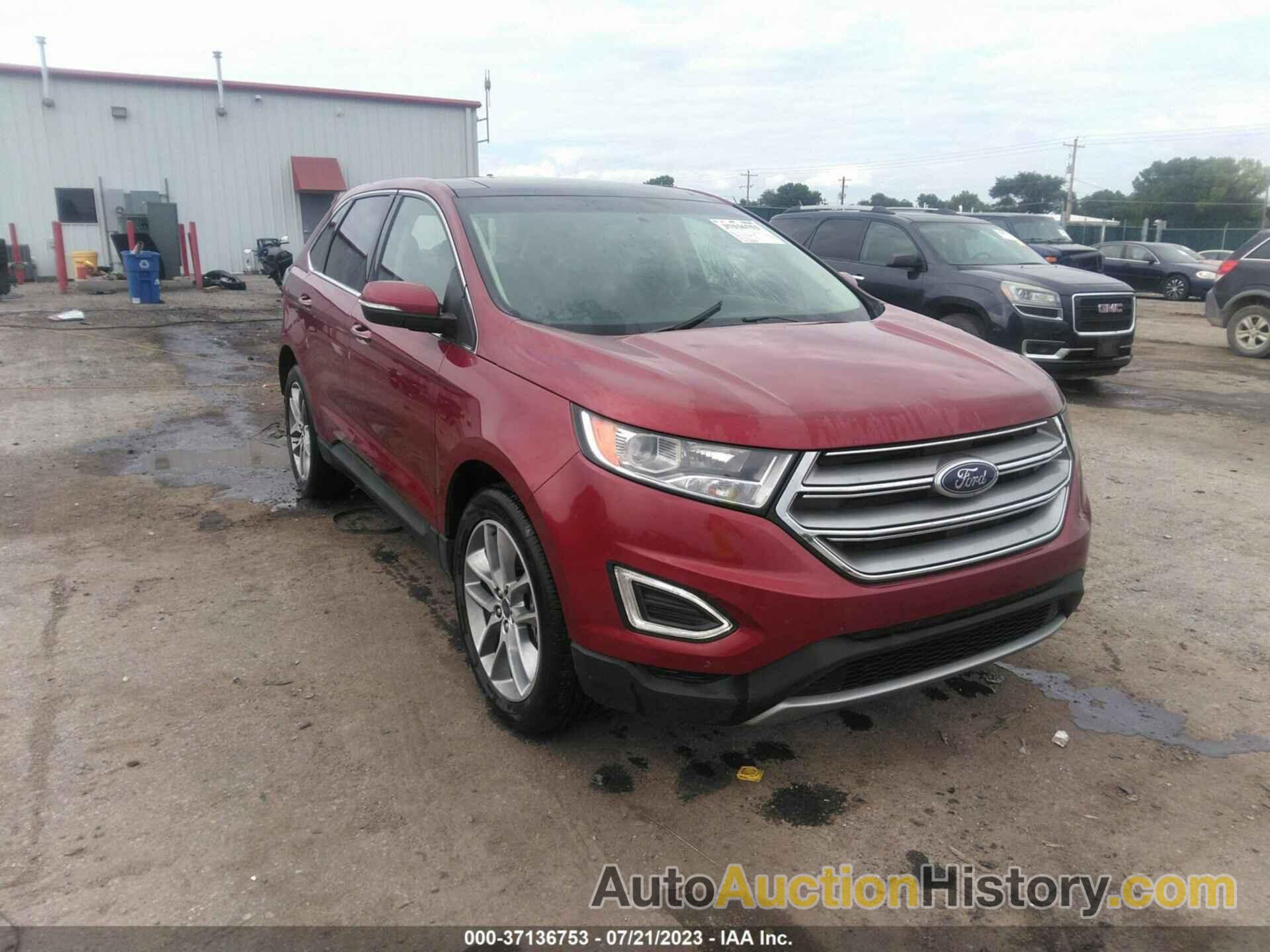 FORD EDGE TITANIUM, 2FMPK4K94HBC35910