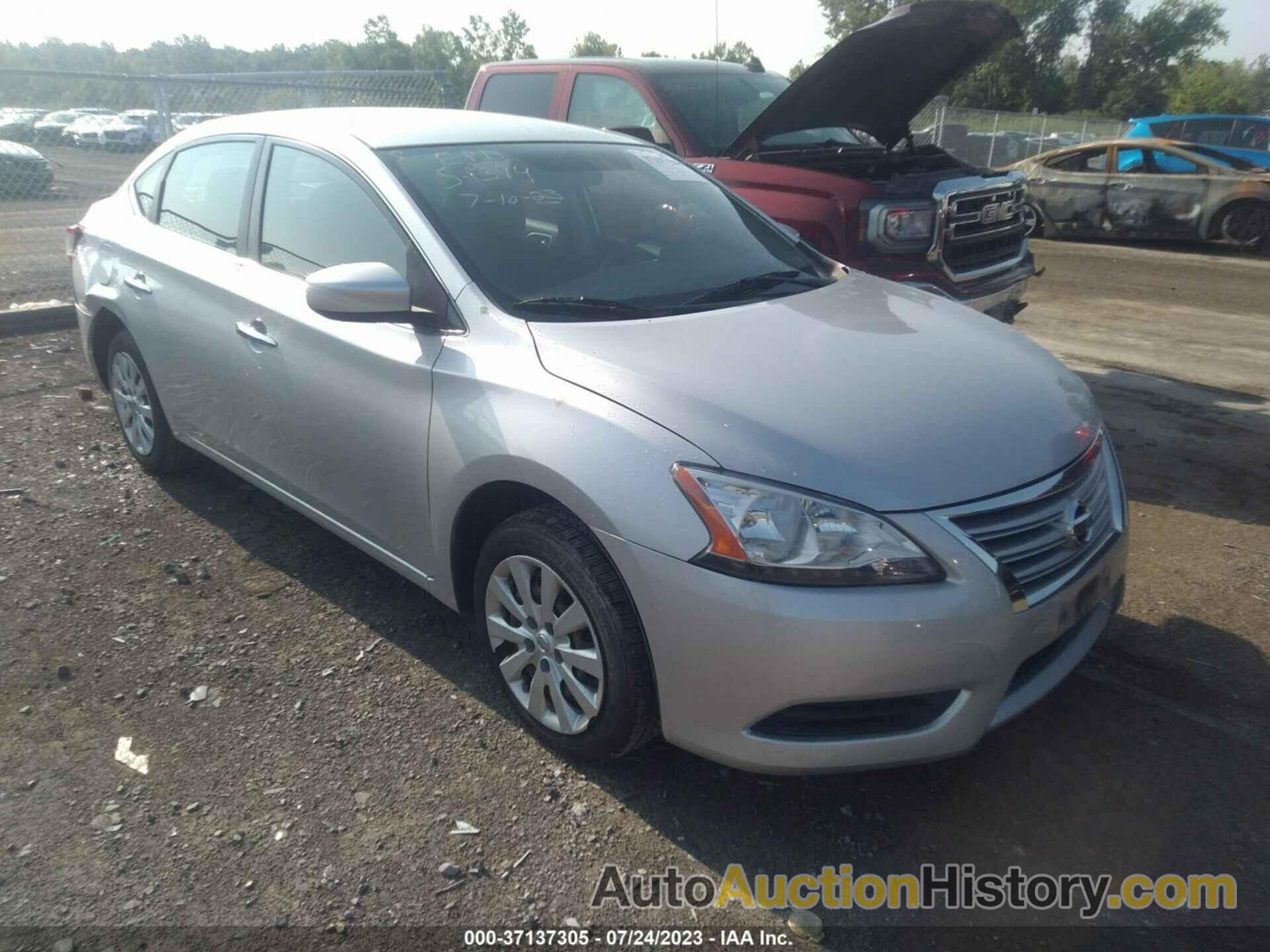 NISSAN SENTRA S, 3N1AB7AP7FY341089