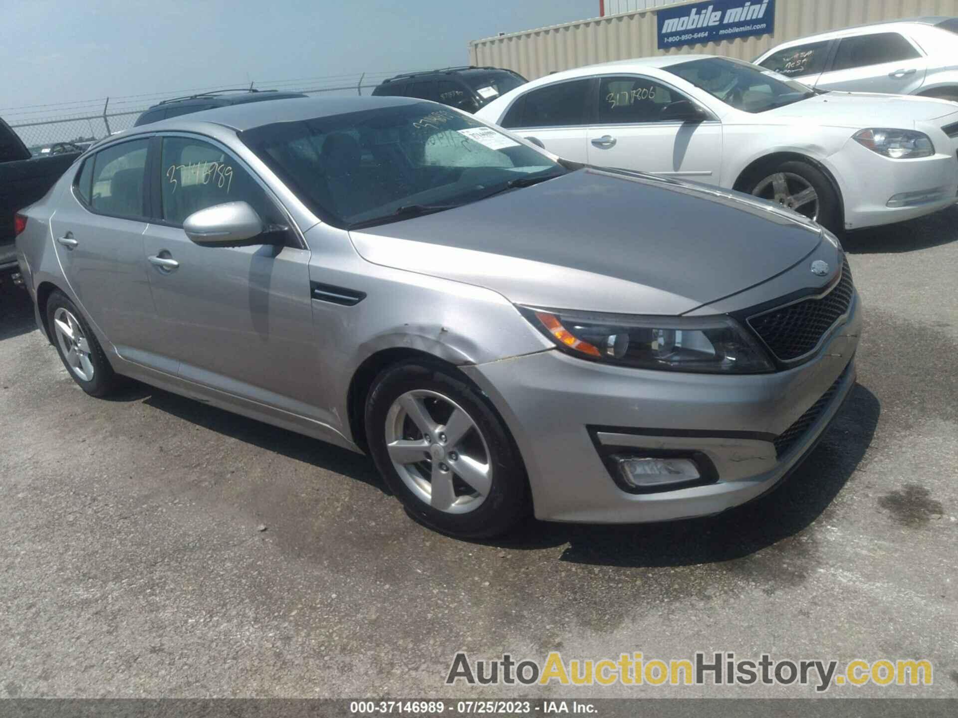 KIA OPTIMA LX, 5XXGM4A78EG283971