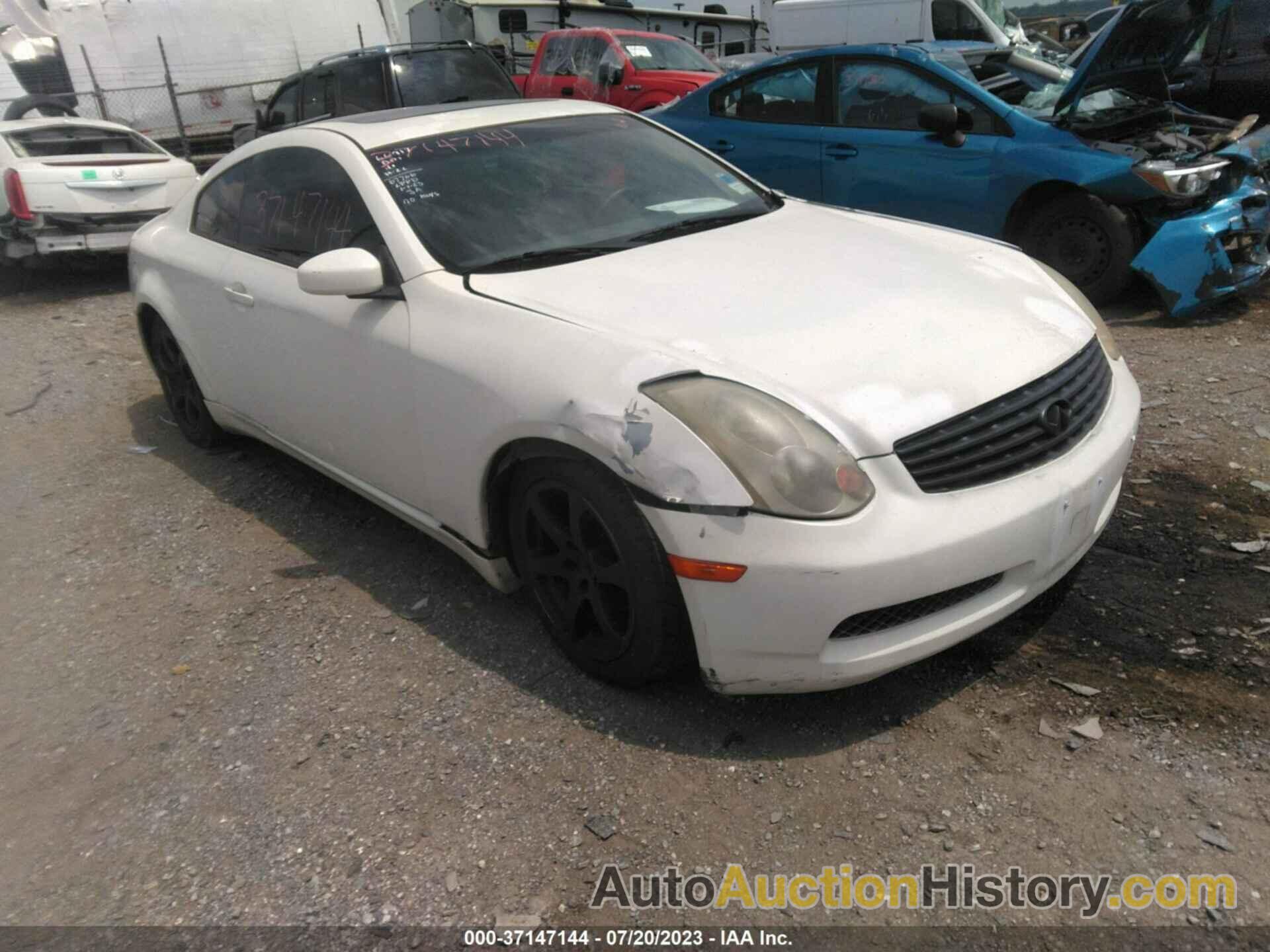 INFINITI G35 COUPE W/LEATHER, JNKCV54E73M226694