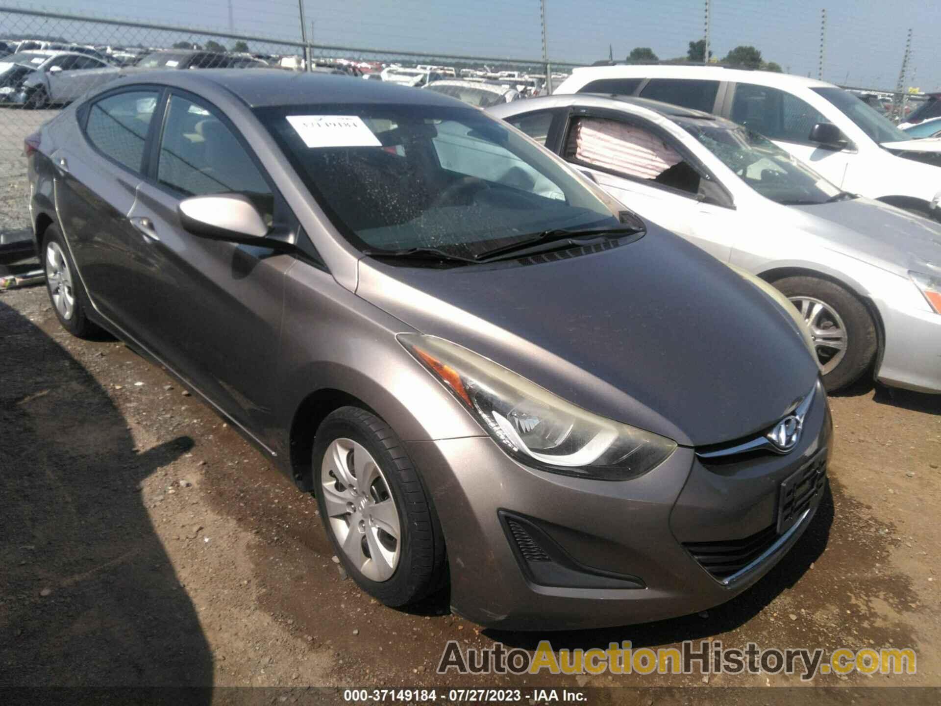 HYUNDAI ELANTRA SE, 5NPDH4AE9GH677833