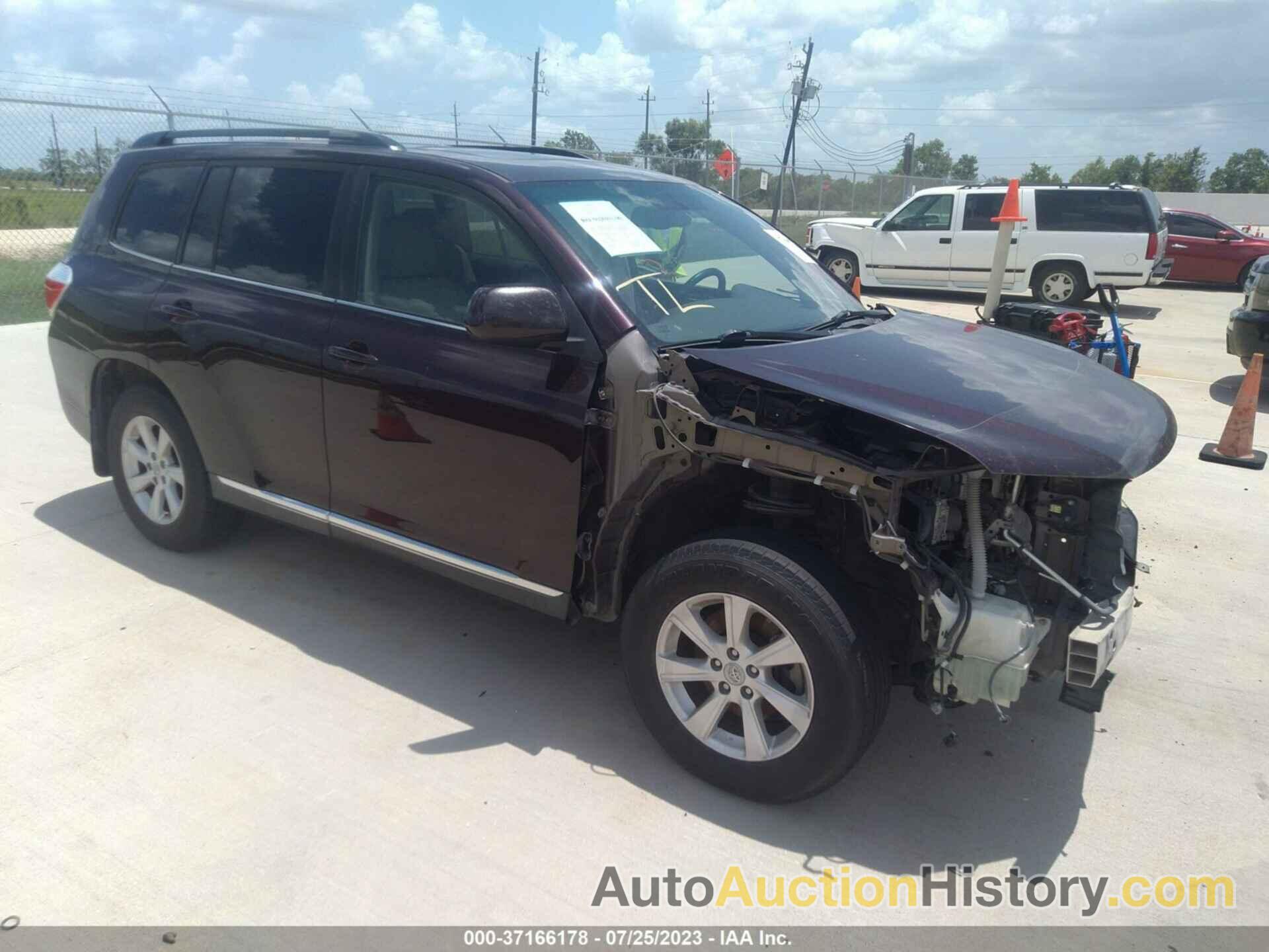 TOYOTA HIGHLANDER, 5TDZK3EH6CS055264