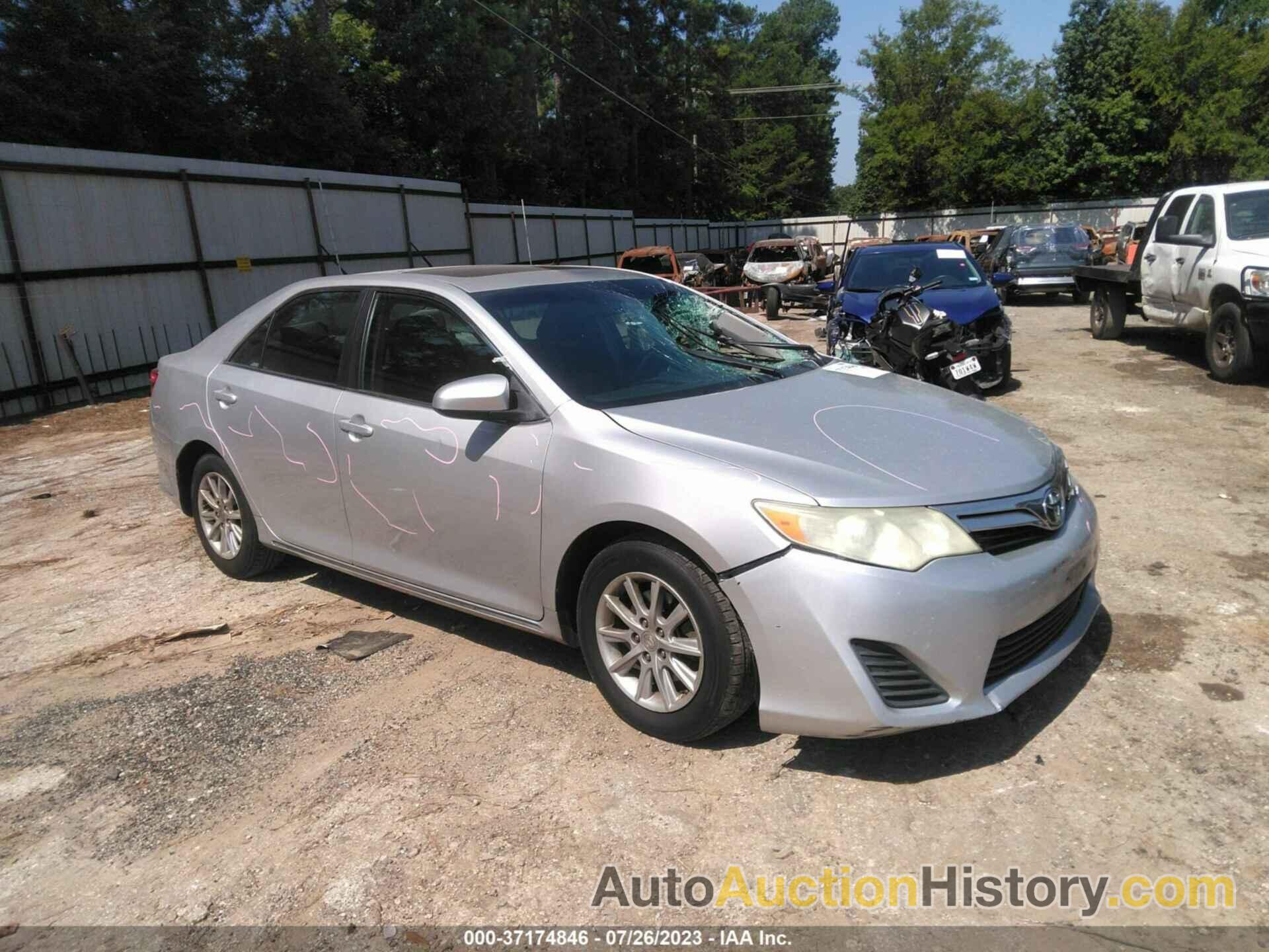 TOYOTA CAMRY L/LE/SE/XLE, 4T1BF1FK6CU036533