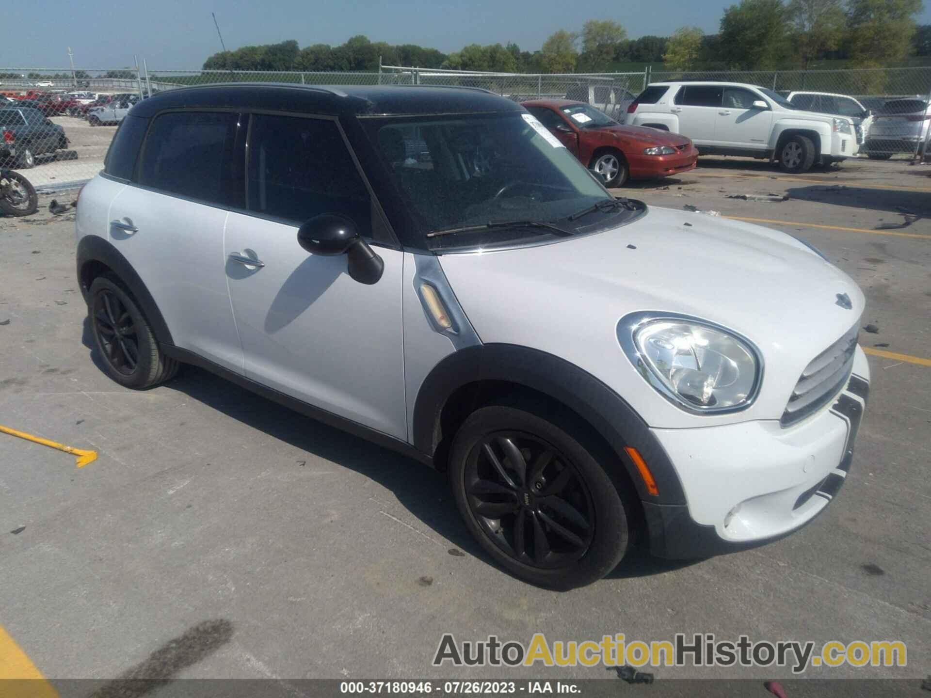 MINI COOPER COUNTRYMAN, WMWZB3C55CWM30552