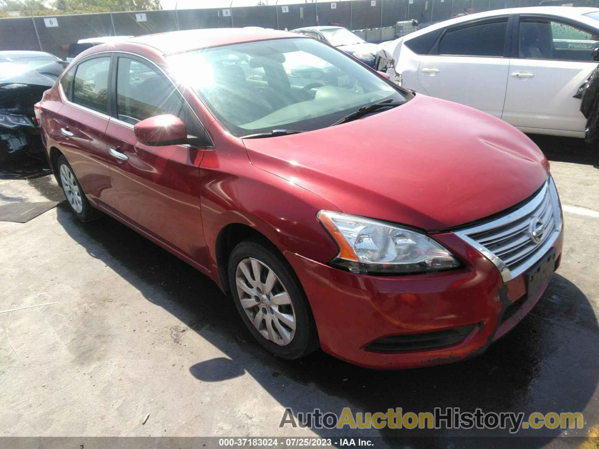 NISSAN SENTRA S, 3N1AB7AP6EY333080