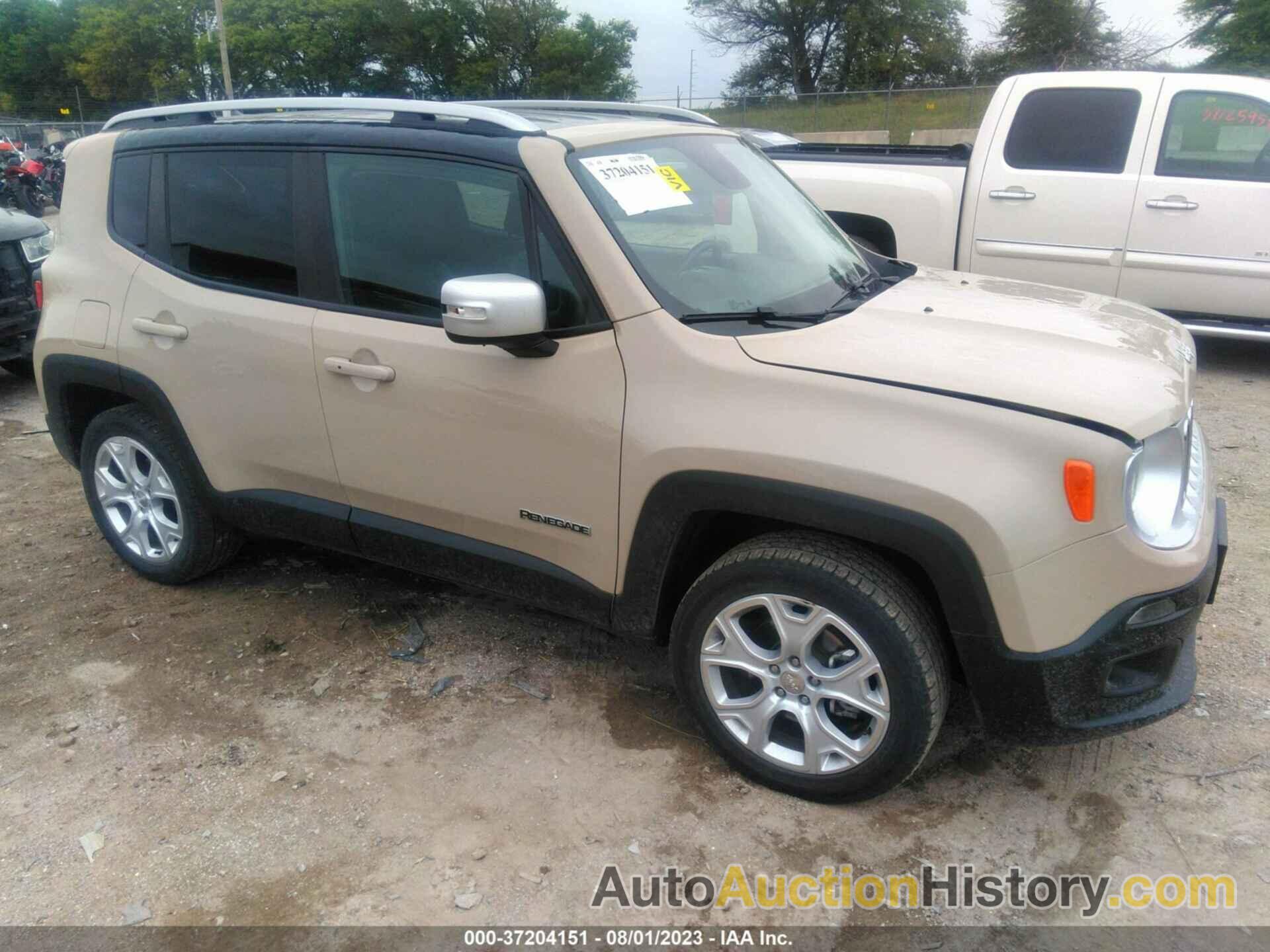 JEEP RENEGADE LIMITED, ZACCJBDT2GPC71365