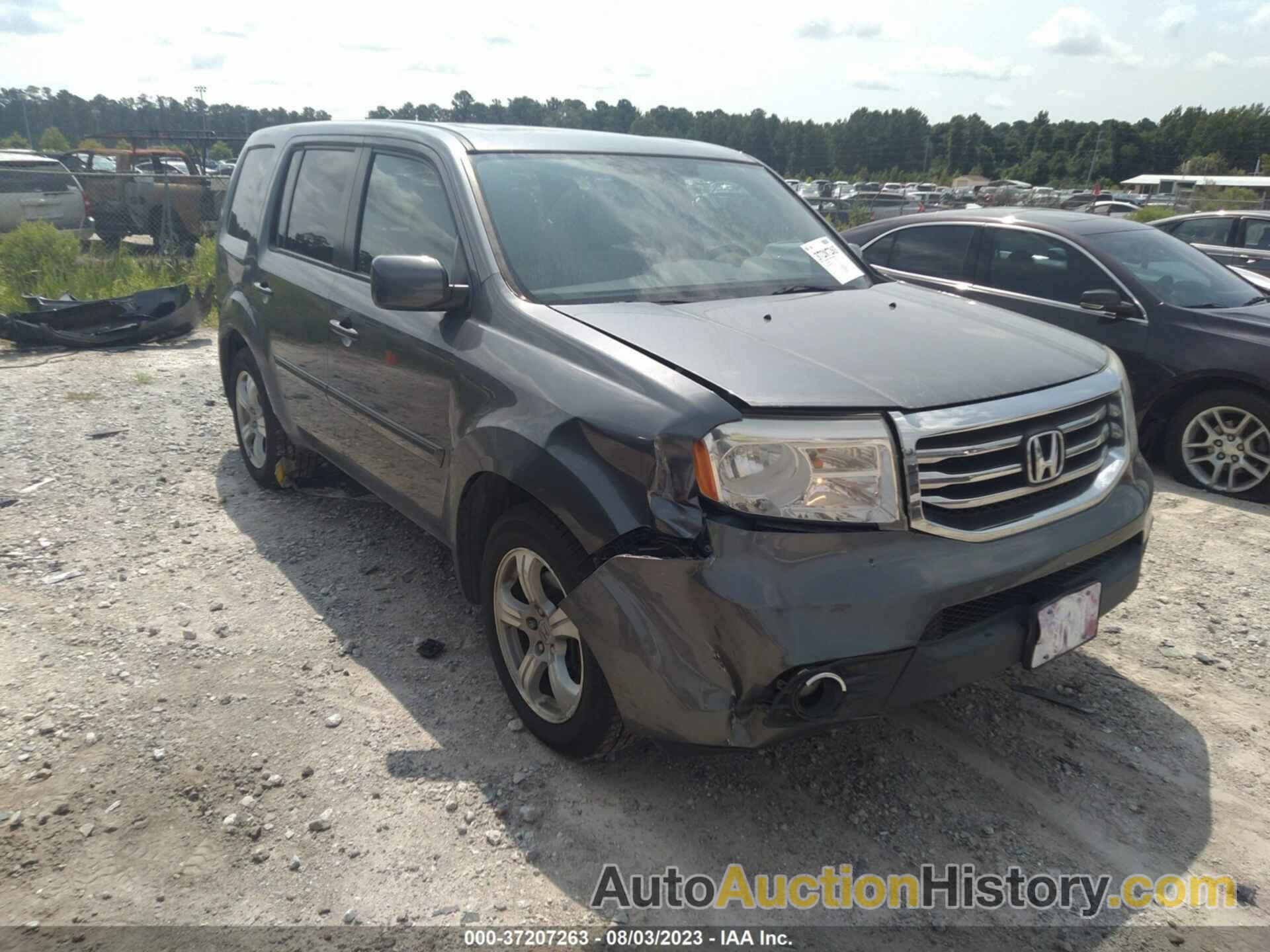 HONDA PILOT EX-L, 5FNYF4H57DB033724