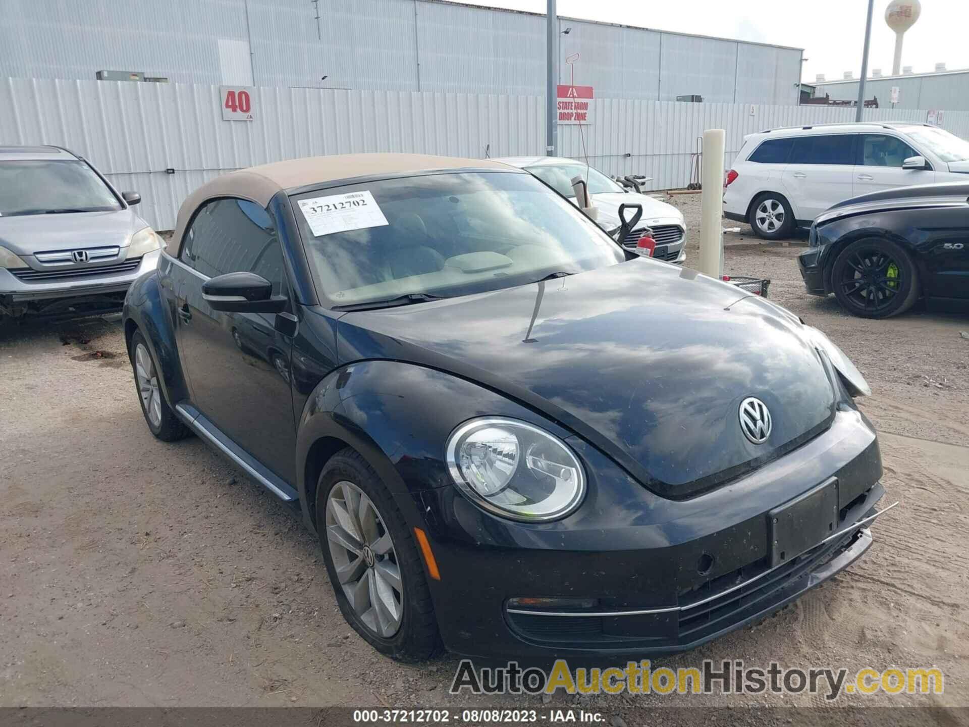 VOLKSWAGEN BEETLE CONVERTIBLE 2.0L TDI W/SOUND/NAV, 3VW5A7AT2FM819342