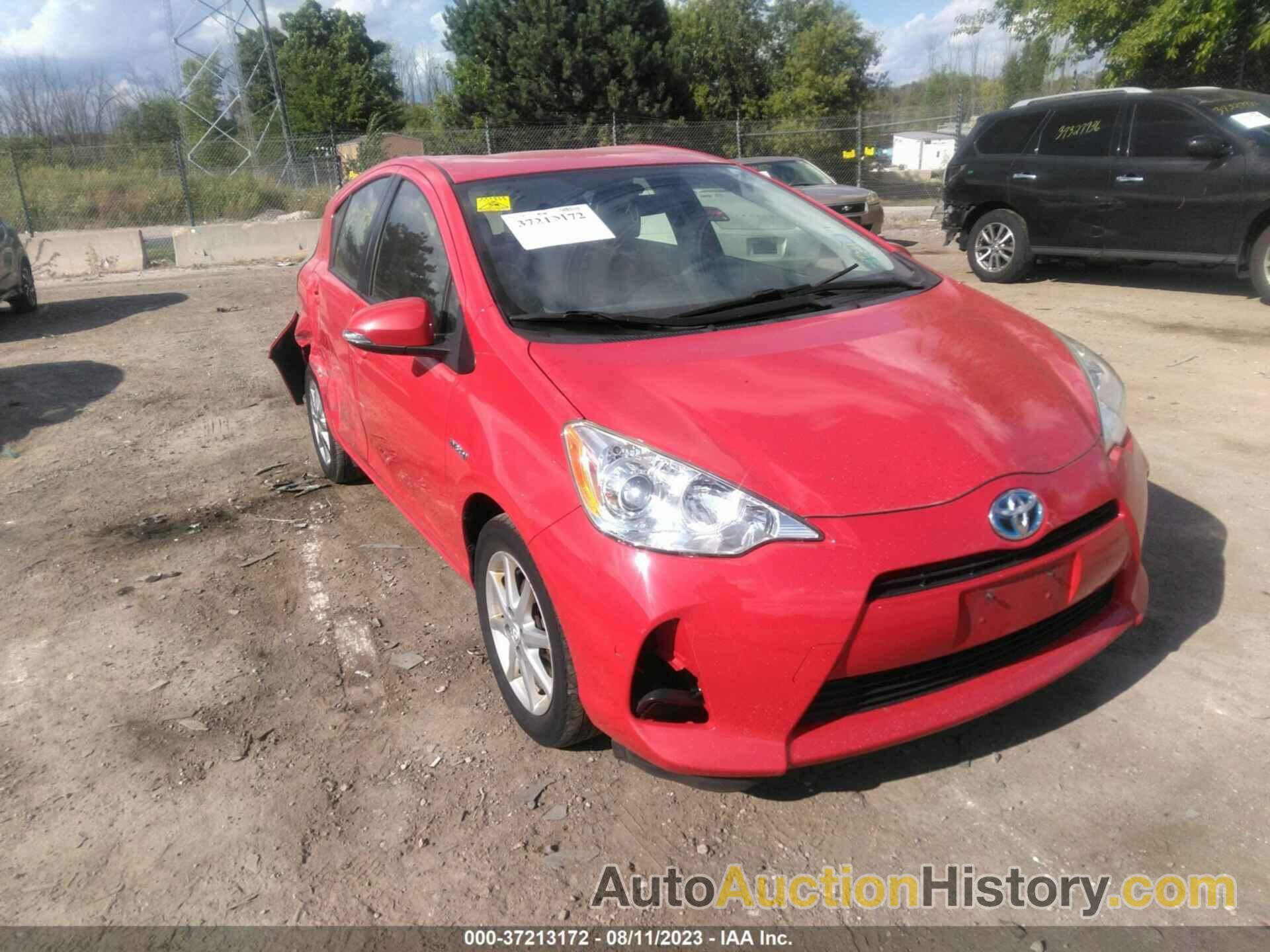 TOYOTA PRIUS C ONE/THREE/TWO/FOUR, JTDKDTB37E1079643