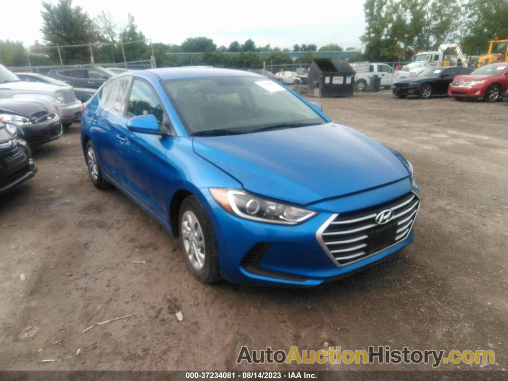 HYUNDAI ELANTRA SE, KMHD74LF9JU453995