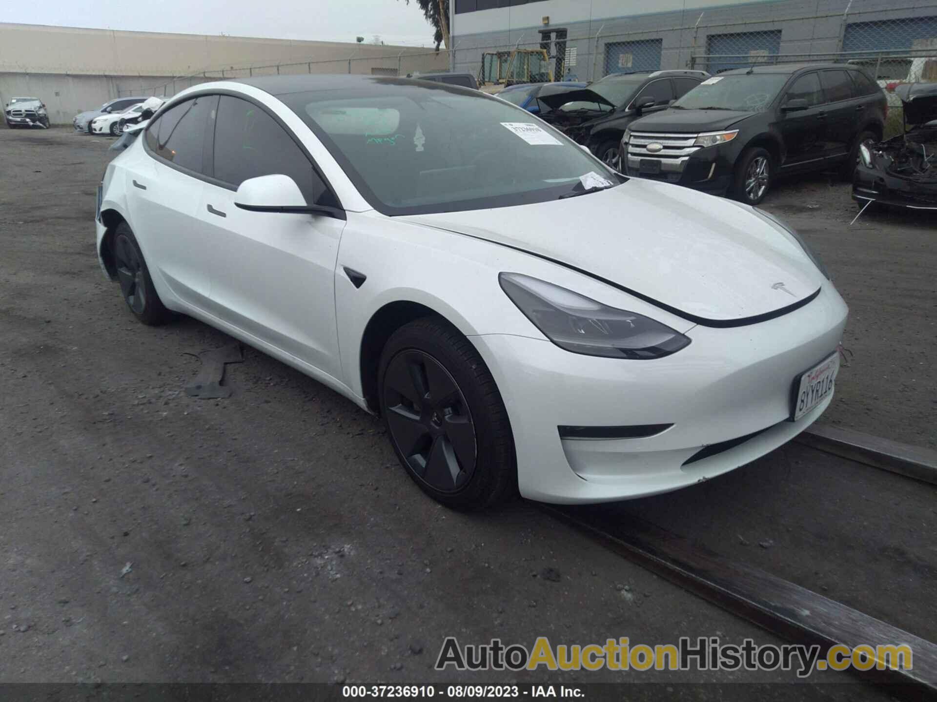 TESLA MODEL 3 STANDARD RANGE PLUS, 5YJ3E1EA3MF099572