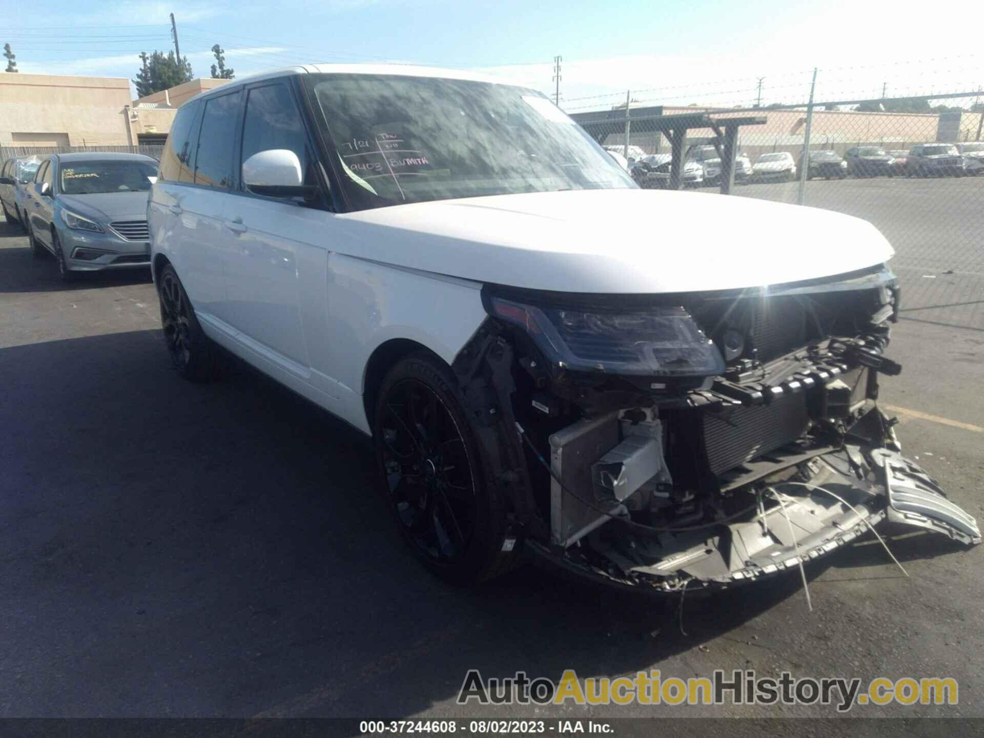 LAND ROVER RANGE ROVER HSE, SALGS2SV0KA523263