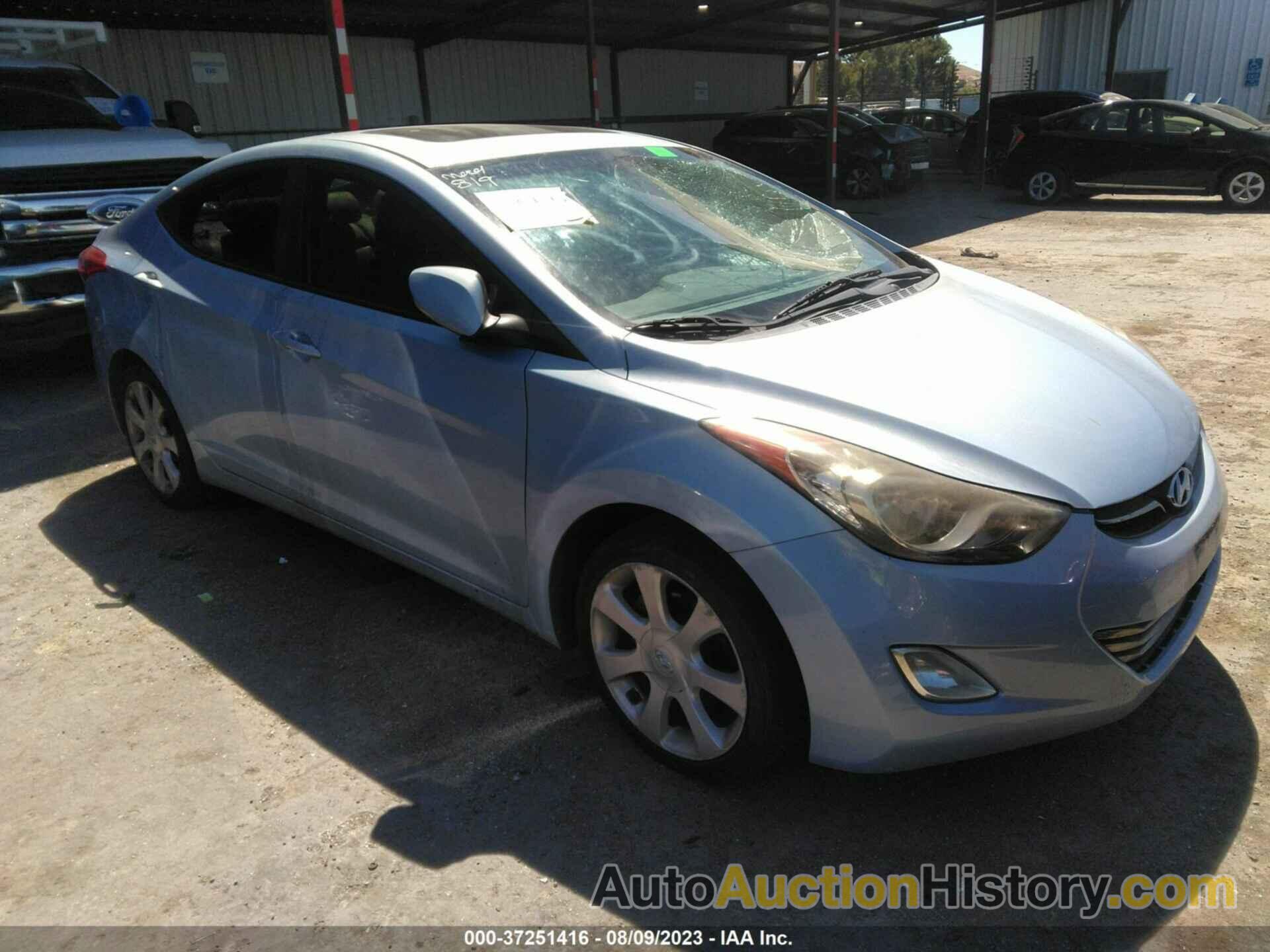 HYUNDAI ELANTRA LIMITED PZEV, KMHDH4AE9CU255637