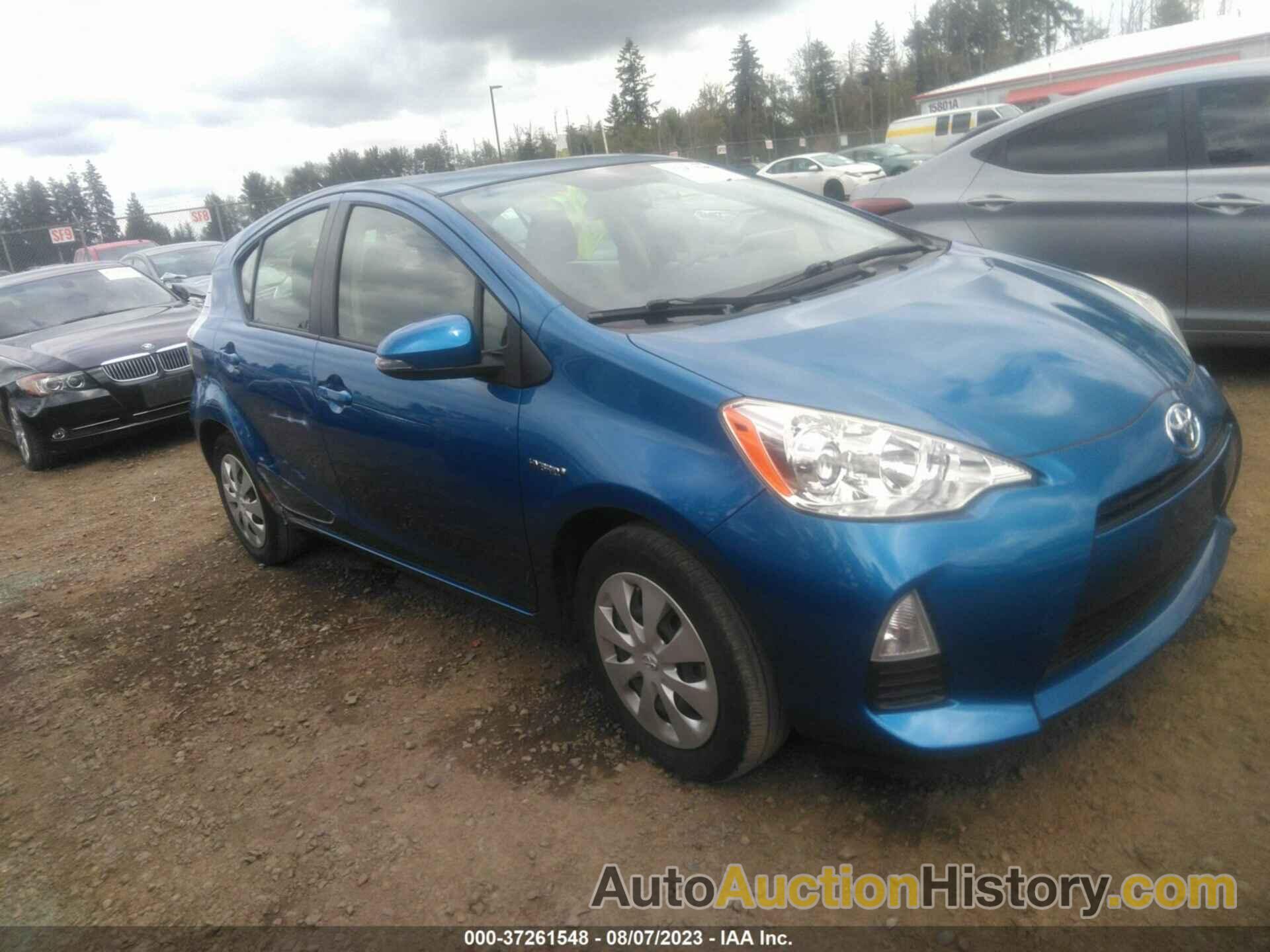 TOYOTA PRIUS C ONE/THREE/TWO/FOUR, JTDKDTB37E1572156