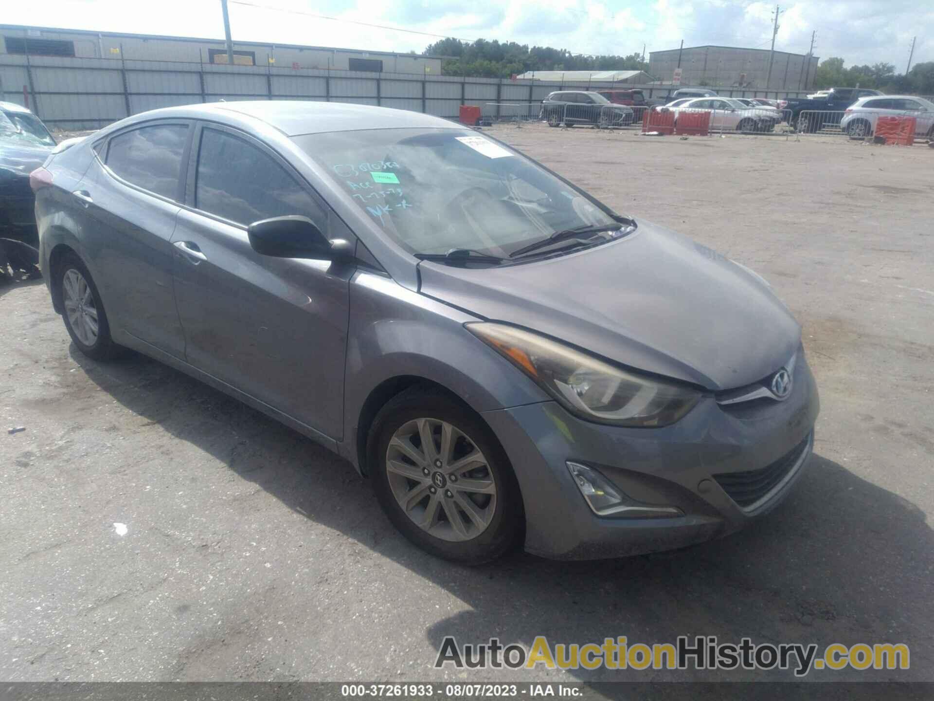 HYUNDAI ELANTRA SE, KMHDH4AEXGU584448