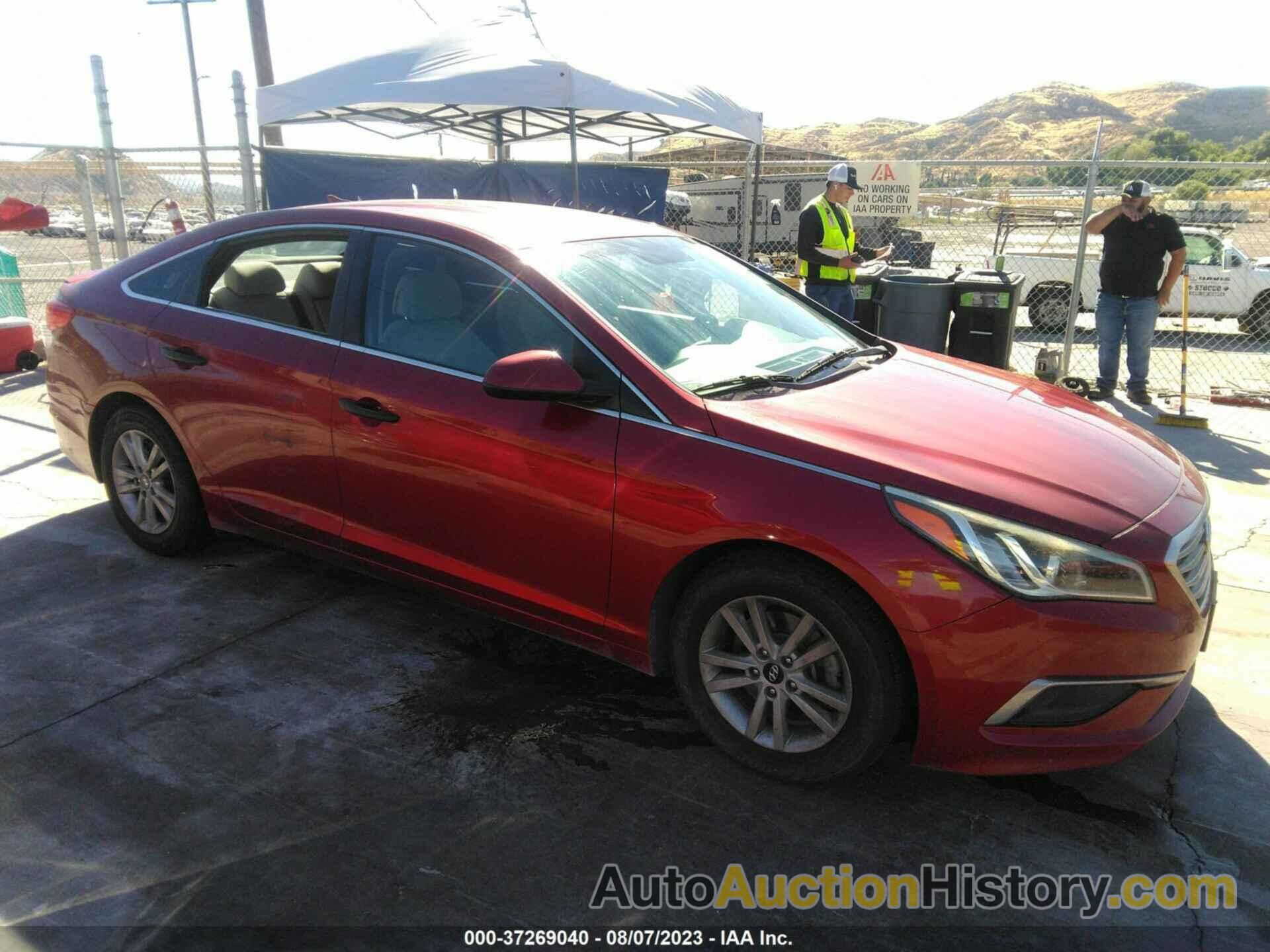 HYUNDAI SONATA 2.4L SE, 5NPE24AF8GH271136