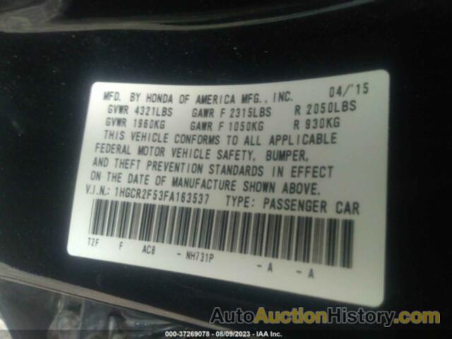 HONDA ACCORD SPORT, 1HGCR2F53FA163537