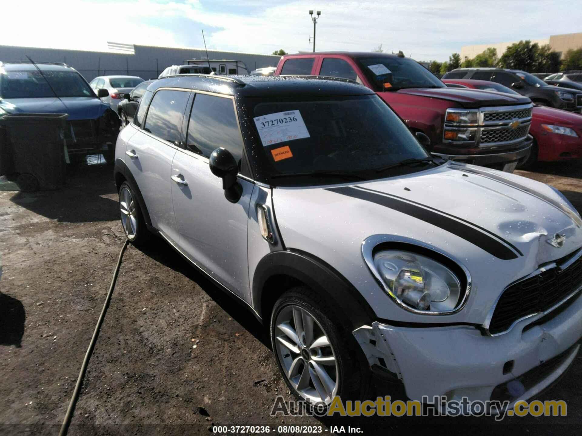 MINI COOPER COUNTRYMAN S, WMWZC3C55CWL86324