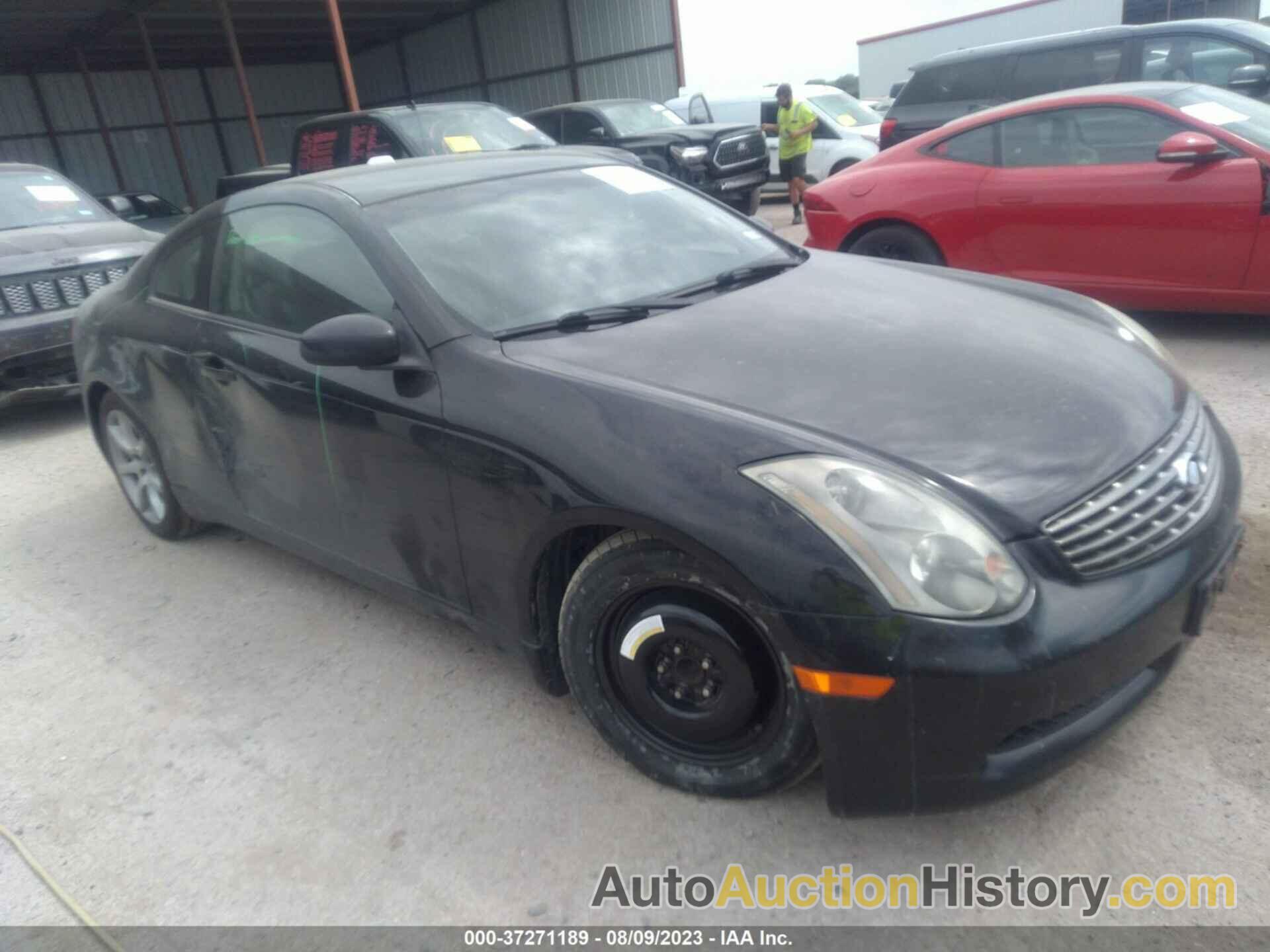 INFINITI G35 COUPE W/LEATHER, JNKCV54E04M827978