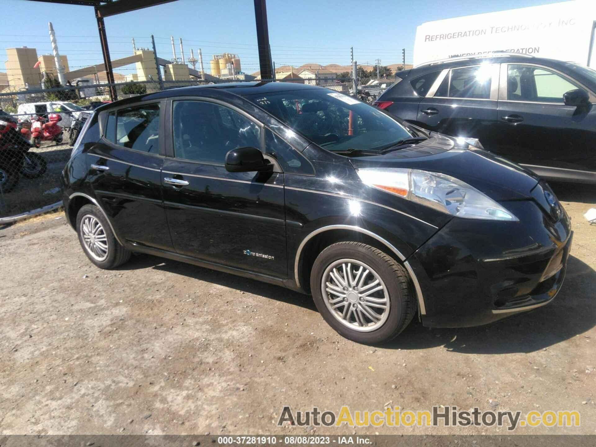 NISSAN LEAF S, 1N4AZ0CP8DC423681