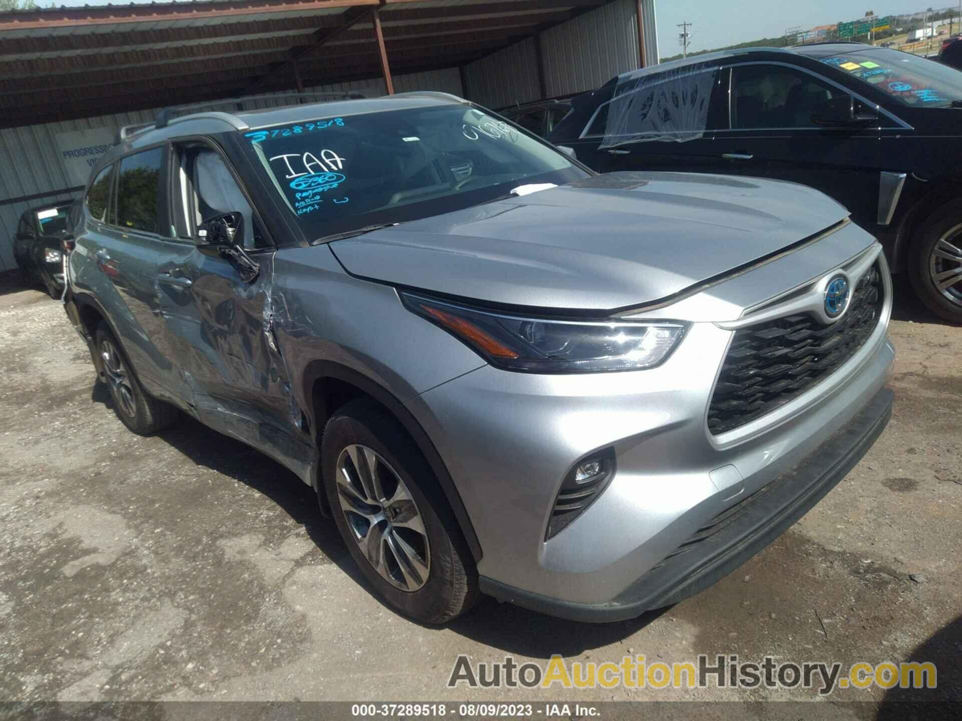 TOYOTA HIGHLANDER HYBRID, 5TDKARAH0PS016768