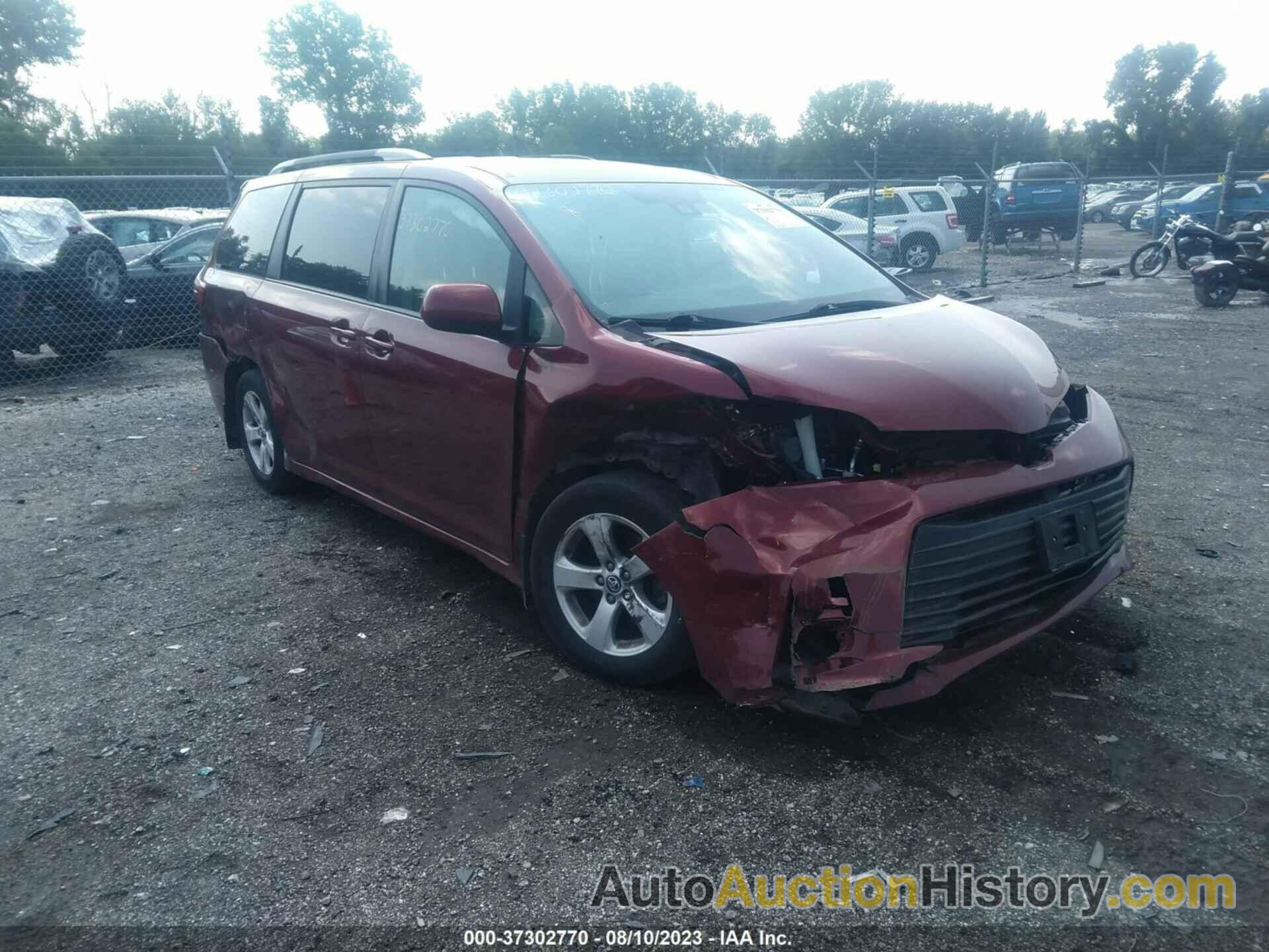 TOYOTA SIENNA LE, 5TDKZ3DCXLS053164