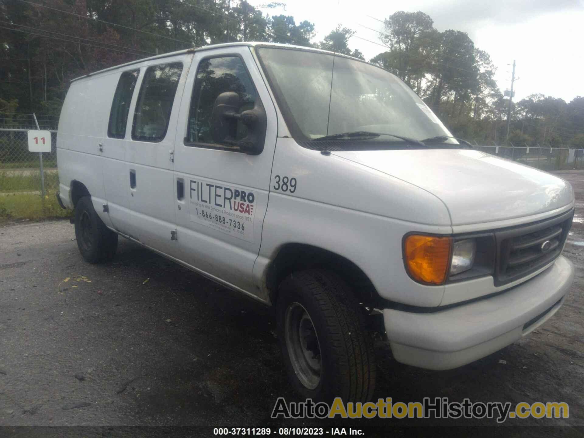 FORD ECONOLINE CARGO VAN COMMERCIAL/RECREATIONAL, 1FTSE34L47DB37204