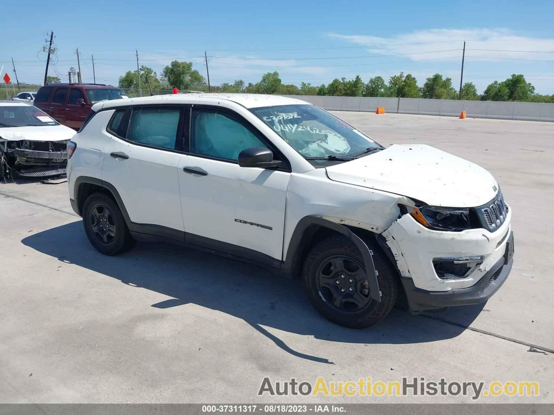 JEEP COMPASS SPORT, 3C4NJCAB3KT677649