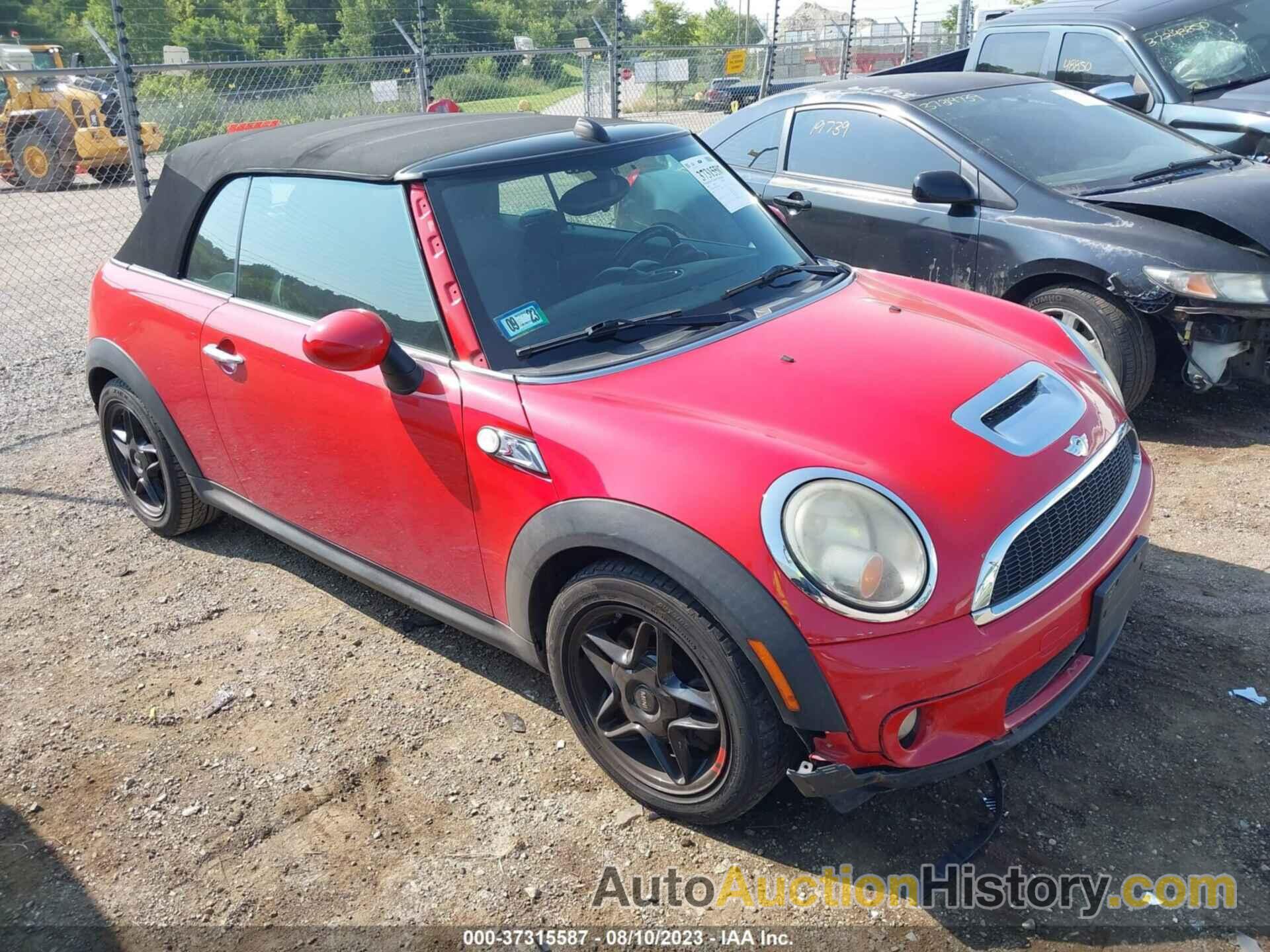 MINI COOPER CONVERTIBLE S, WMWMS33549TY50338