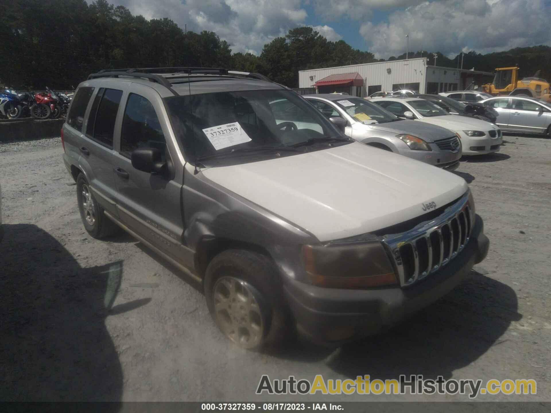 JEEP GRAND CHEROKEE LAREDO, 1J4GW48S8YC262654