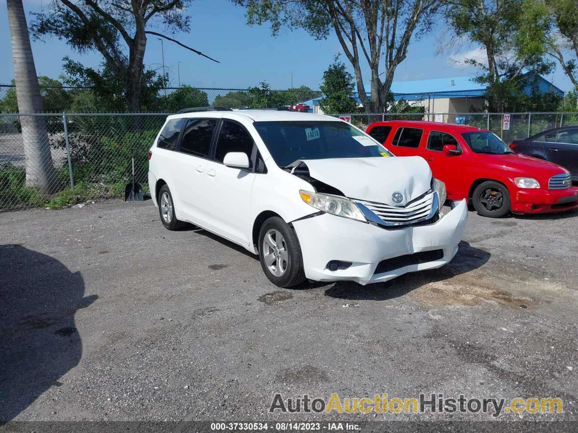 TOYOTA SIENNA LE, 5TDKK3DC8GS760676