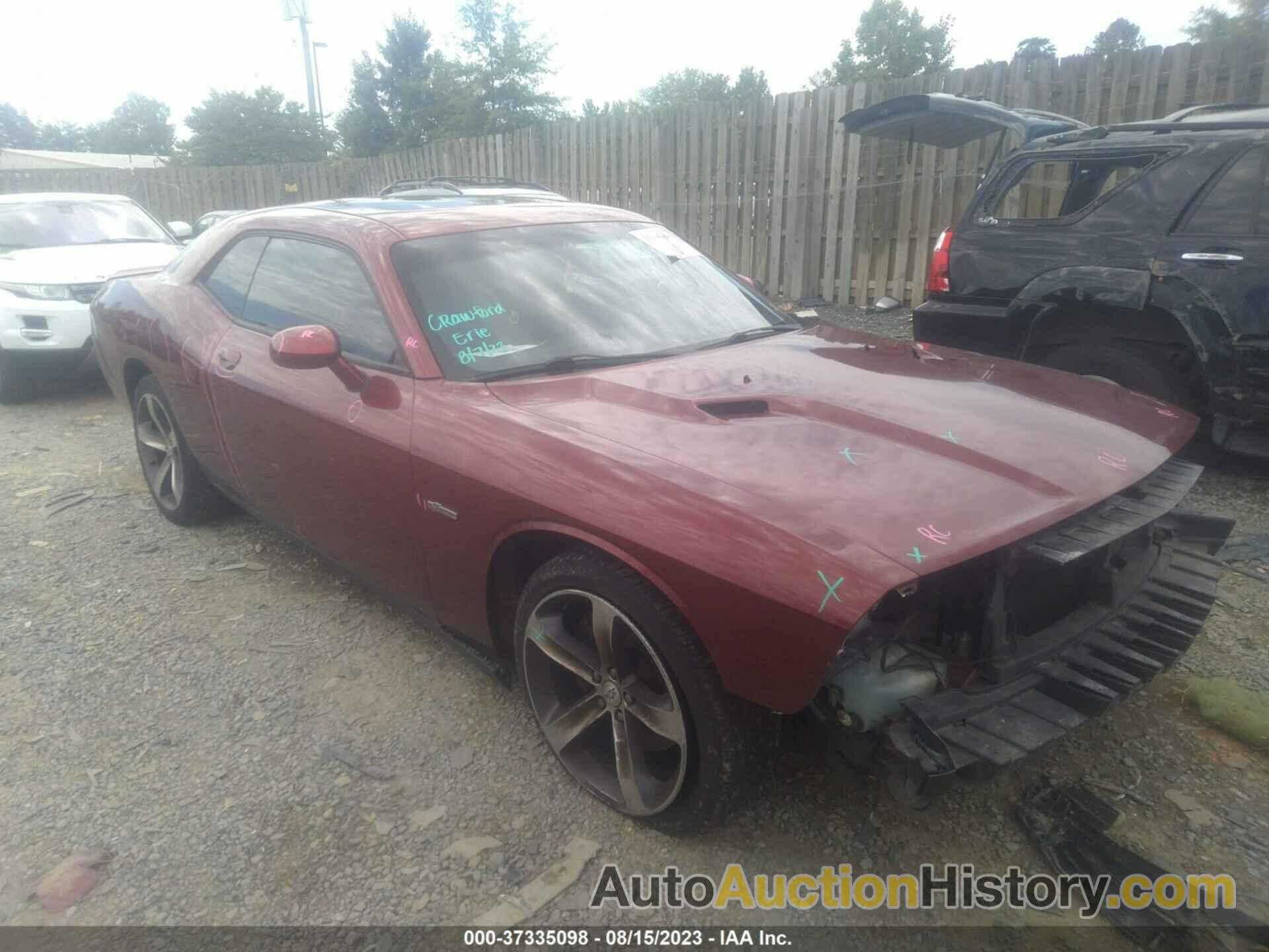 DODGE CHALLENGER SXT, 2C3CDYAG9EH310800