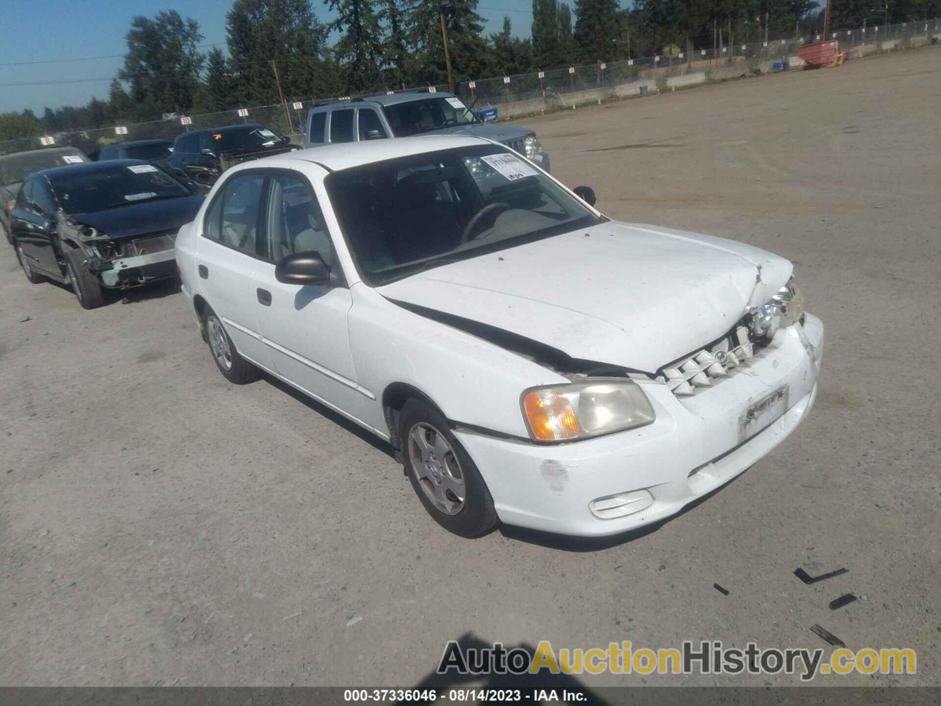 HYUNDAI ACCENT GL, KMHCG45C81U167554